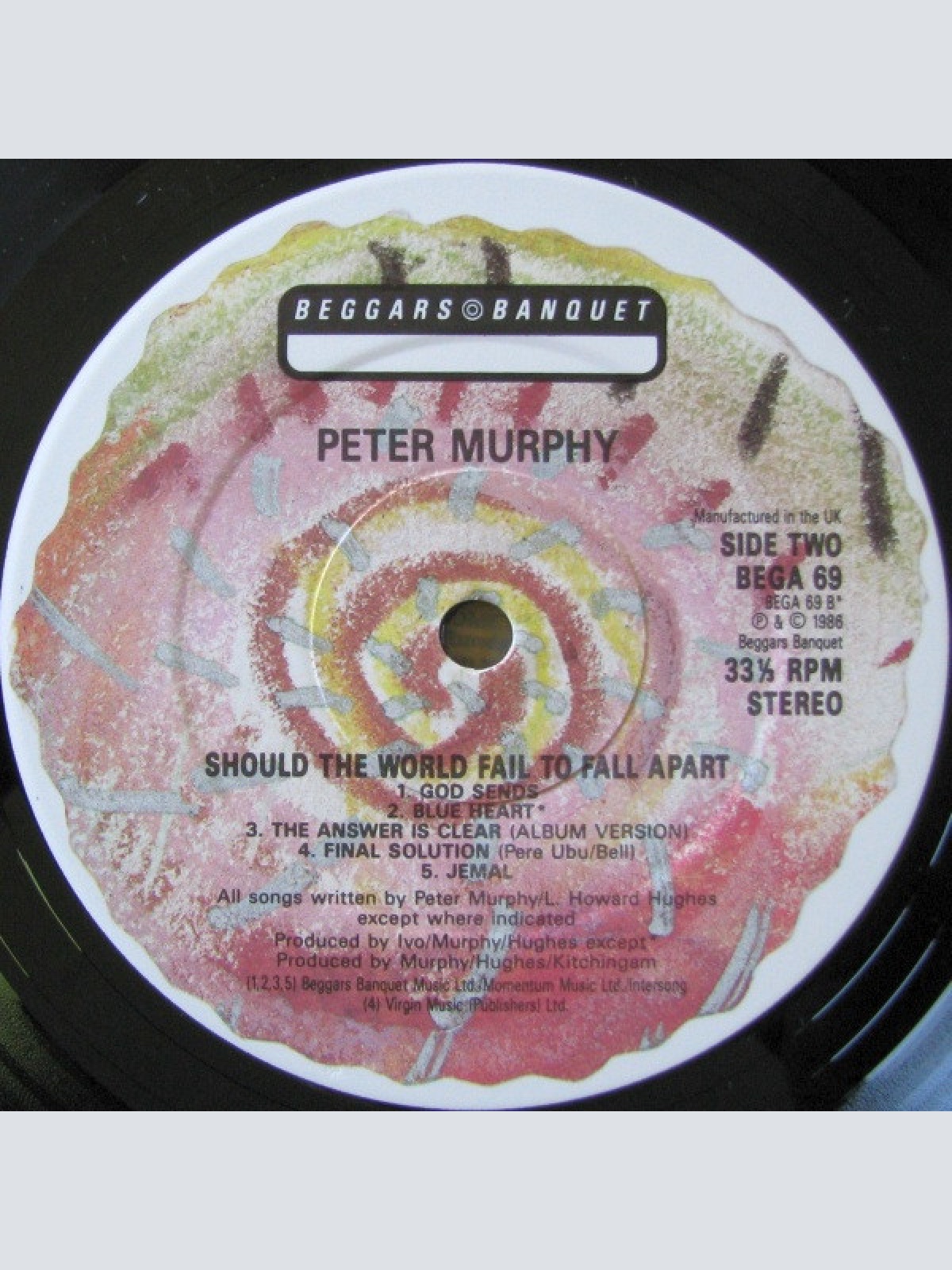 Vinyl / Peter Murphy - Should The World Fail To Fall Apart