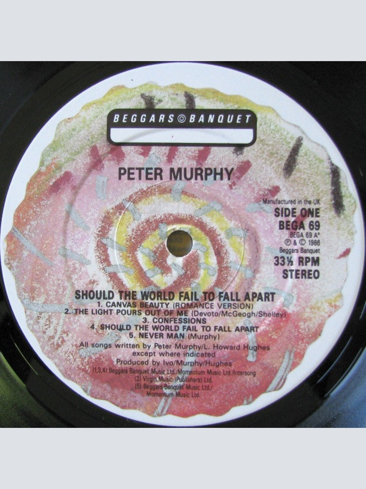 Vinyl / Peter Murphy - Should The World Fail To Fall Apart