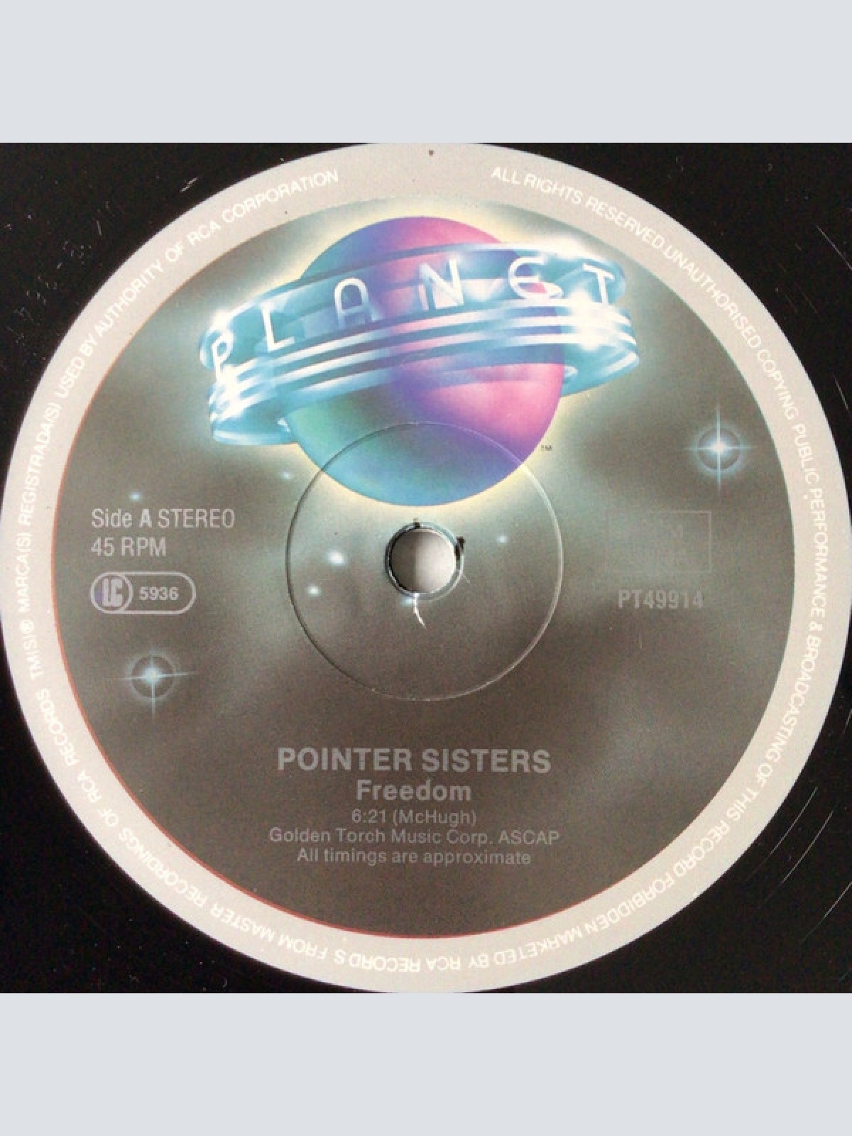 Vinyl / Pointer Sisters - Freedom