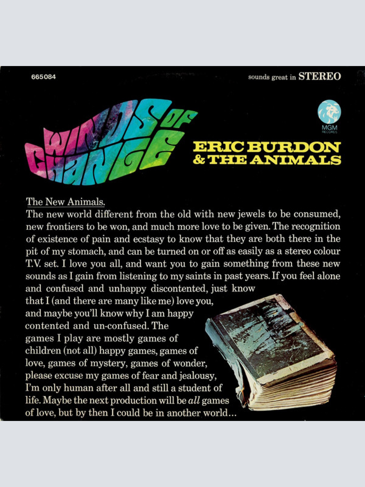 Vinyl / Eric Burdon & The Animals - Winds Of Change