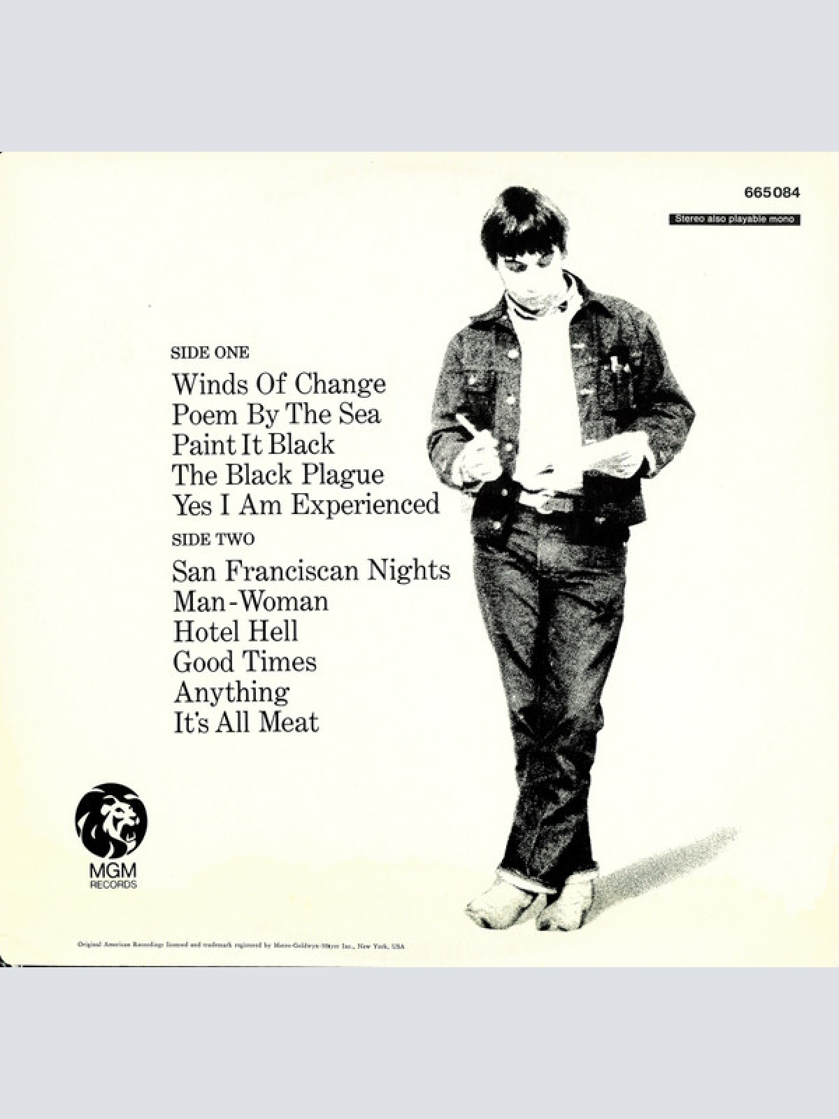 Vinyl / Eric Burdon & The Animals - Winds Of Change