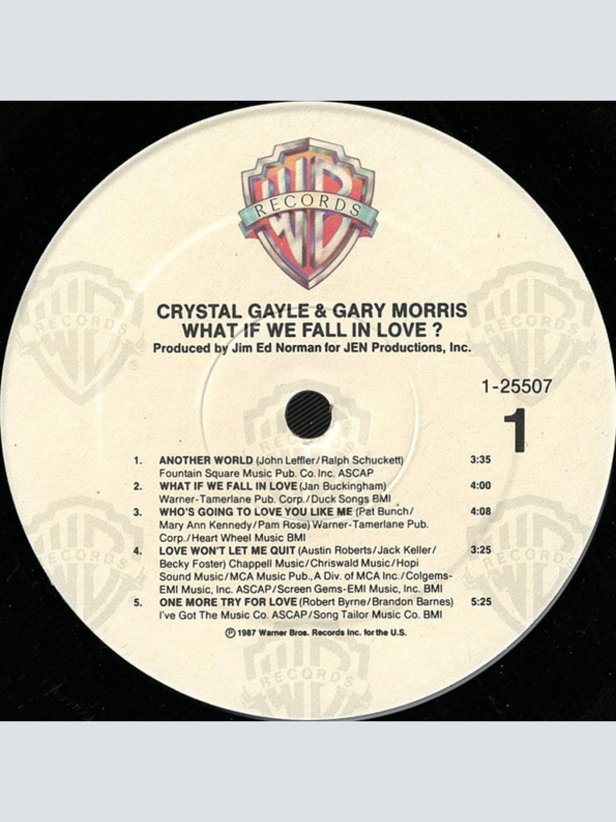 Vinyl / Crystal Gayle & Gary Morris - What If We Fall In Love?
