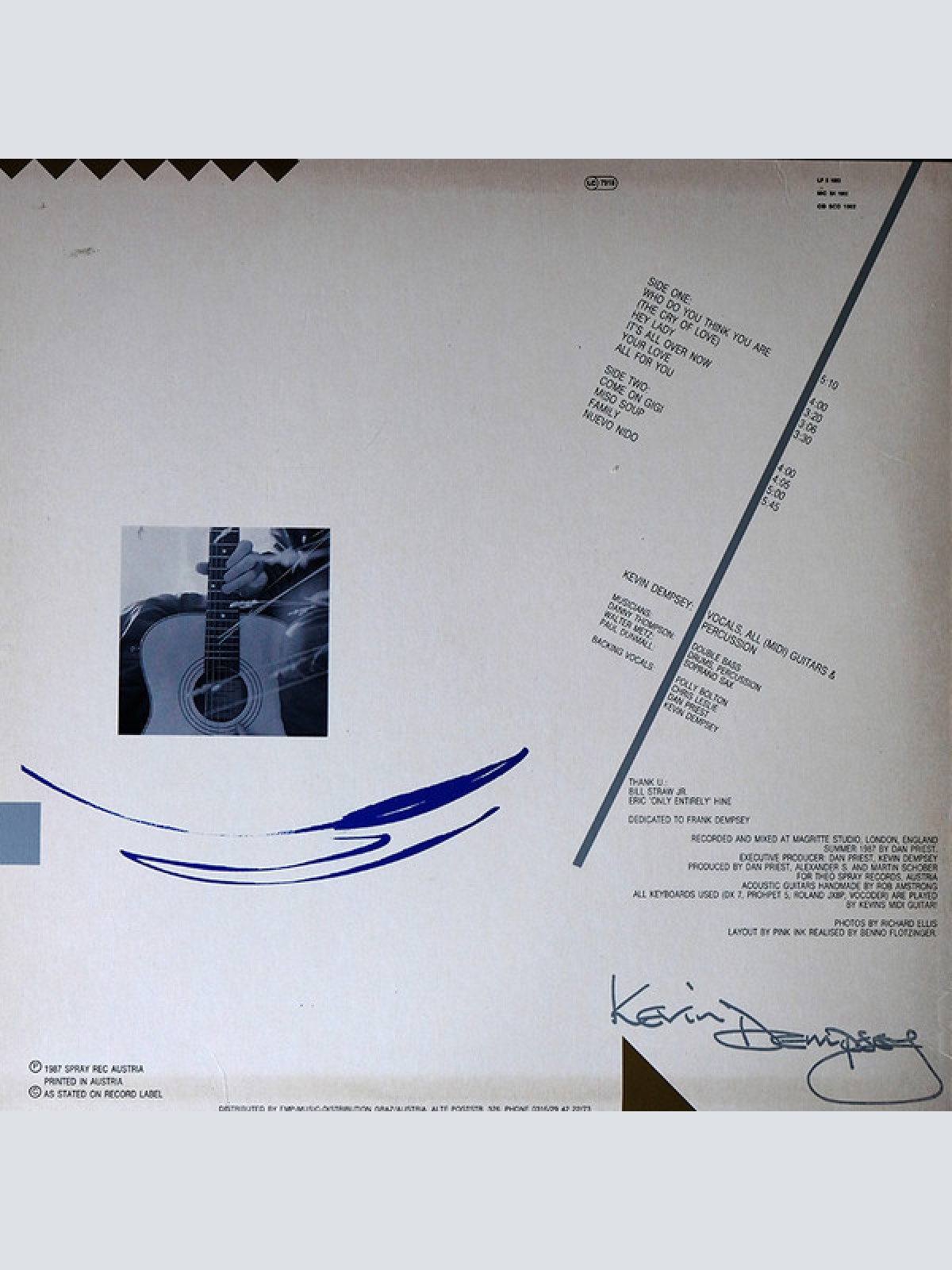 Vinyl / Kevin Dempsey - The Cry Of Love