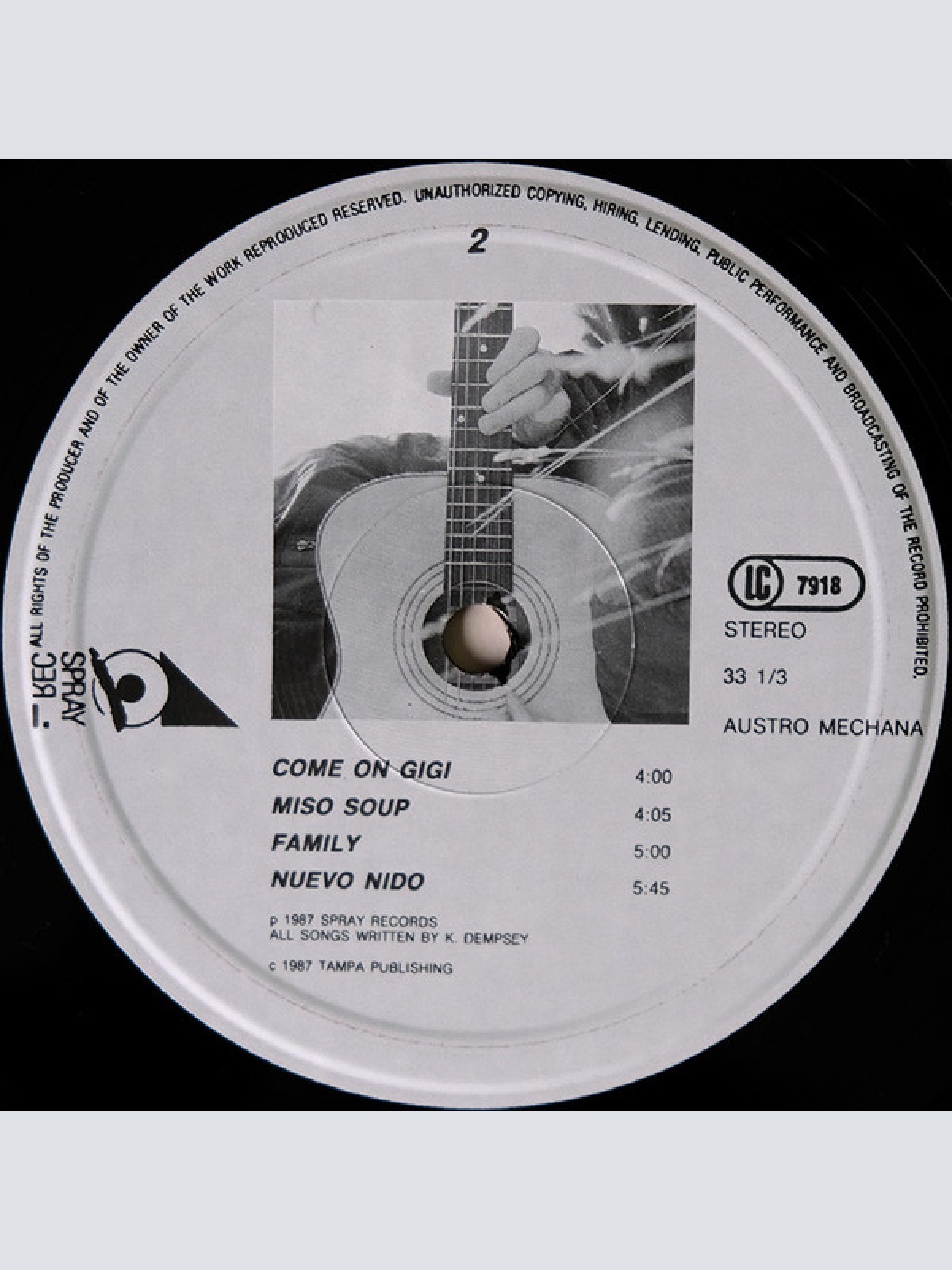 Vinyl / Kevin Dempsey - The Cry Of Love