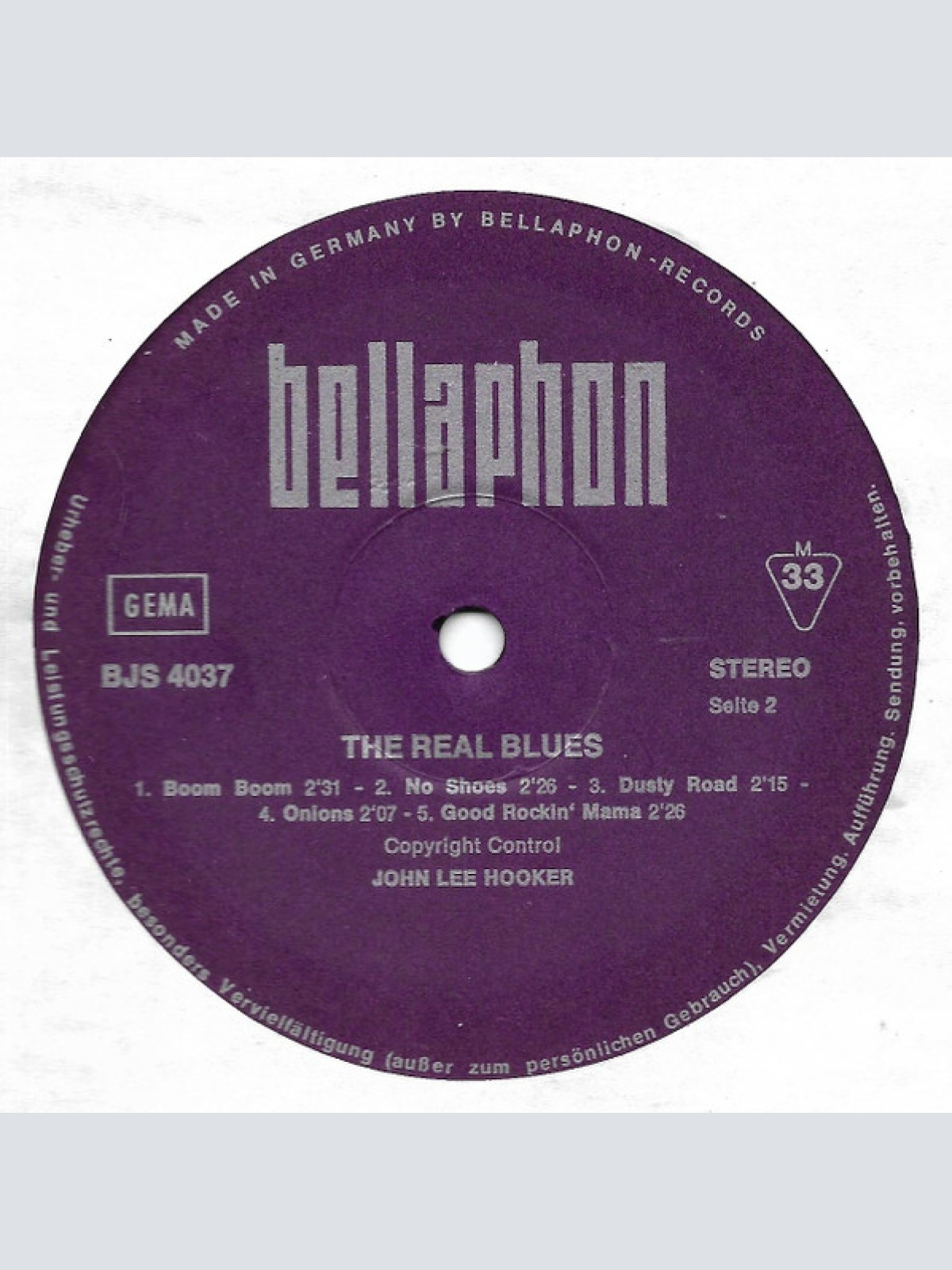 Vinyl / John Lee Hooker - The Real Blues