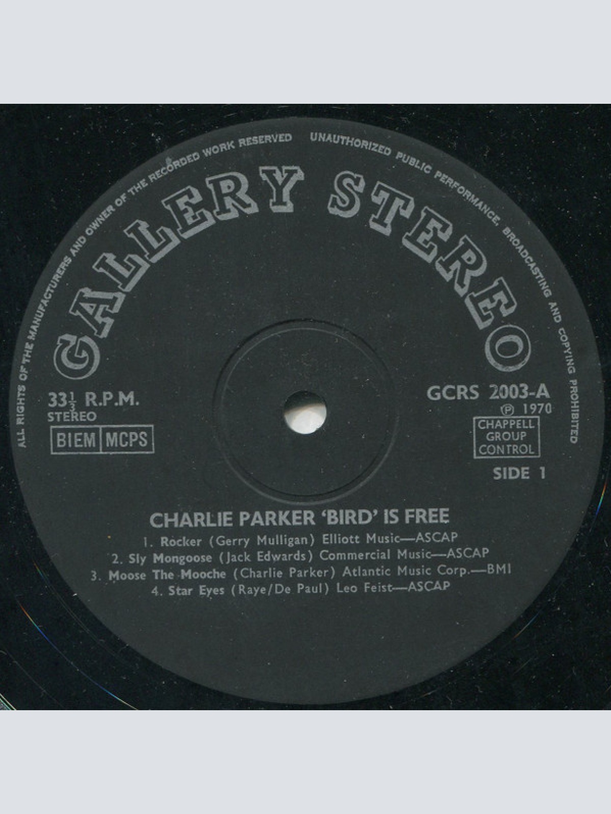 Vinyl / Charlie Parker - Bird Is Free