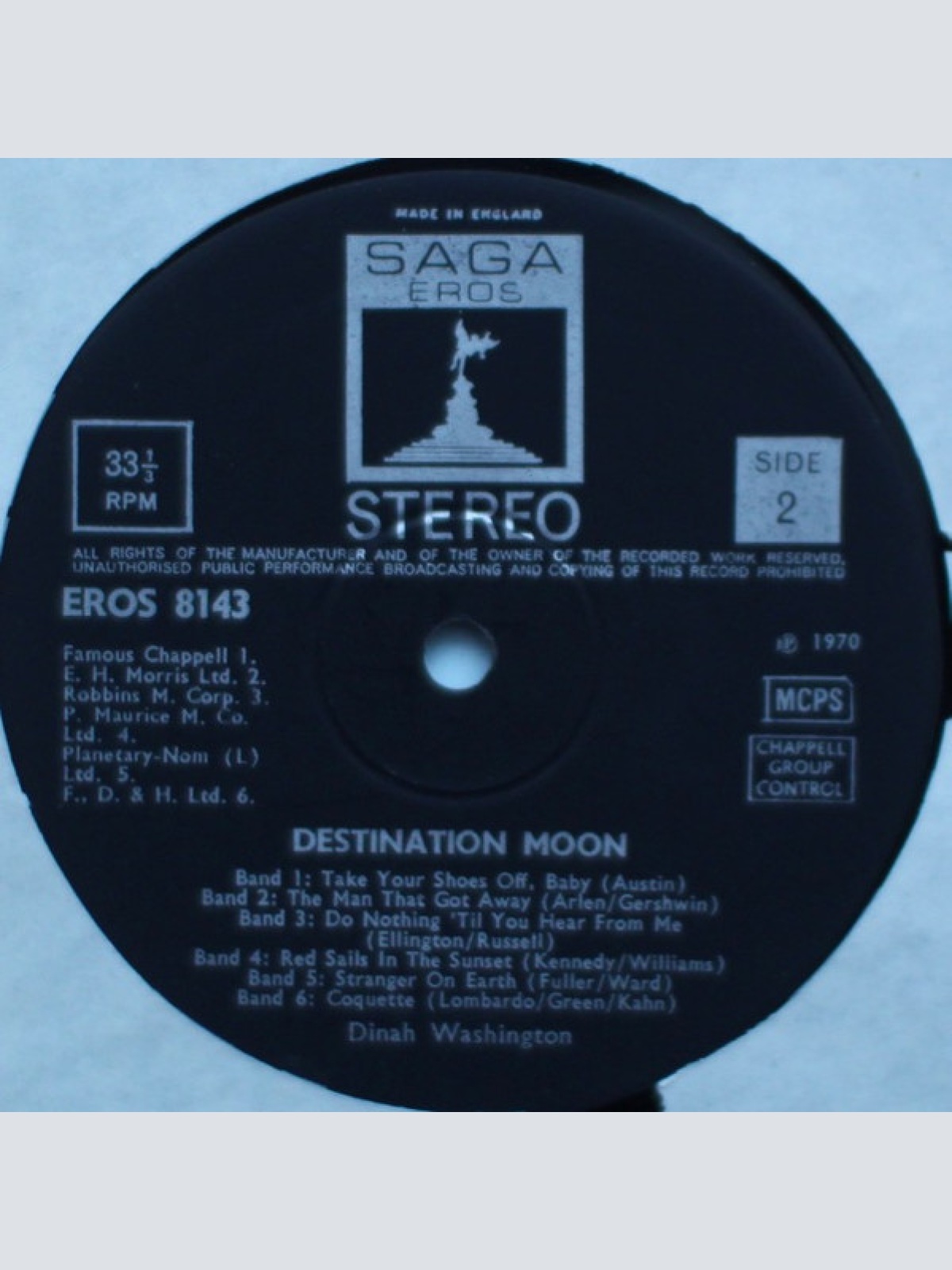 Vinyl / Dinah Washington - Destination Moon