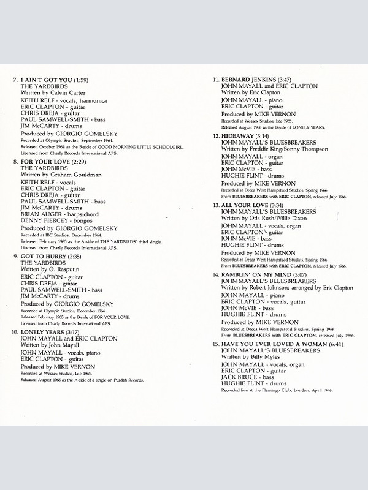 CD / Eric Clapton - Crossroads