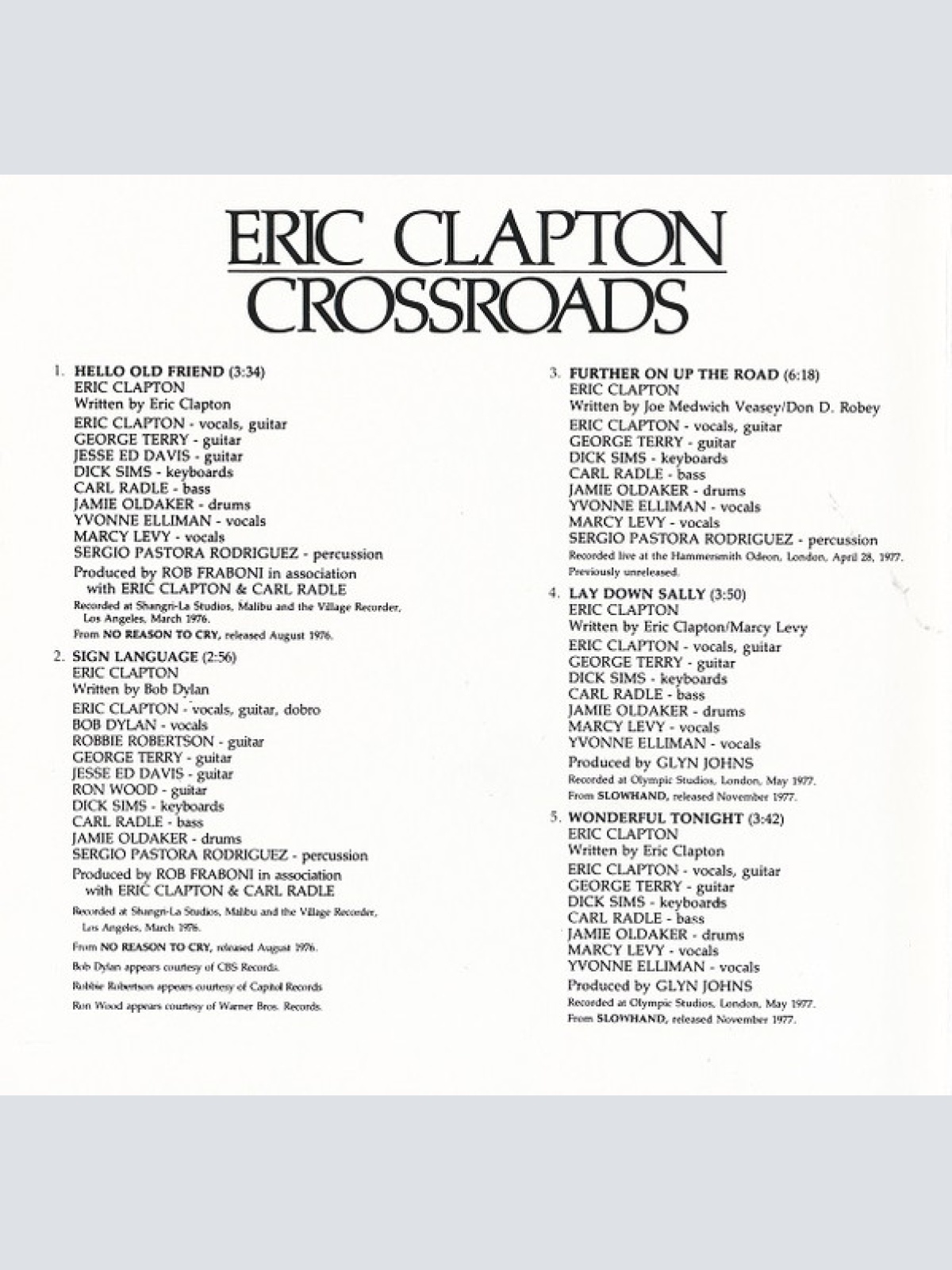 CD / Eric Clapton - Crossroads