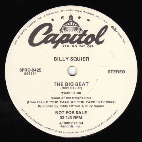 Vinyl / Billy Squier / Riot (4) - The Big Beat / Road Racin'