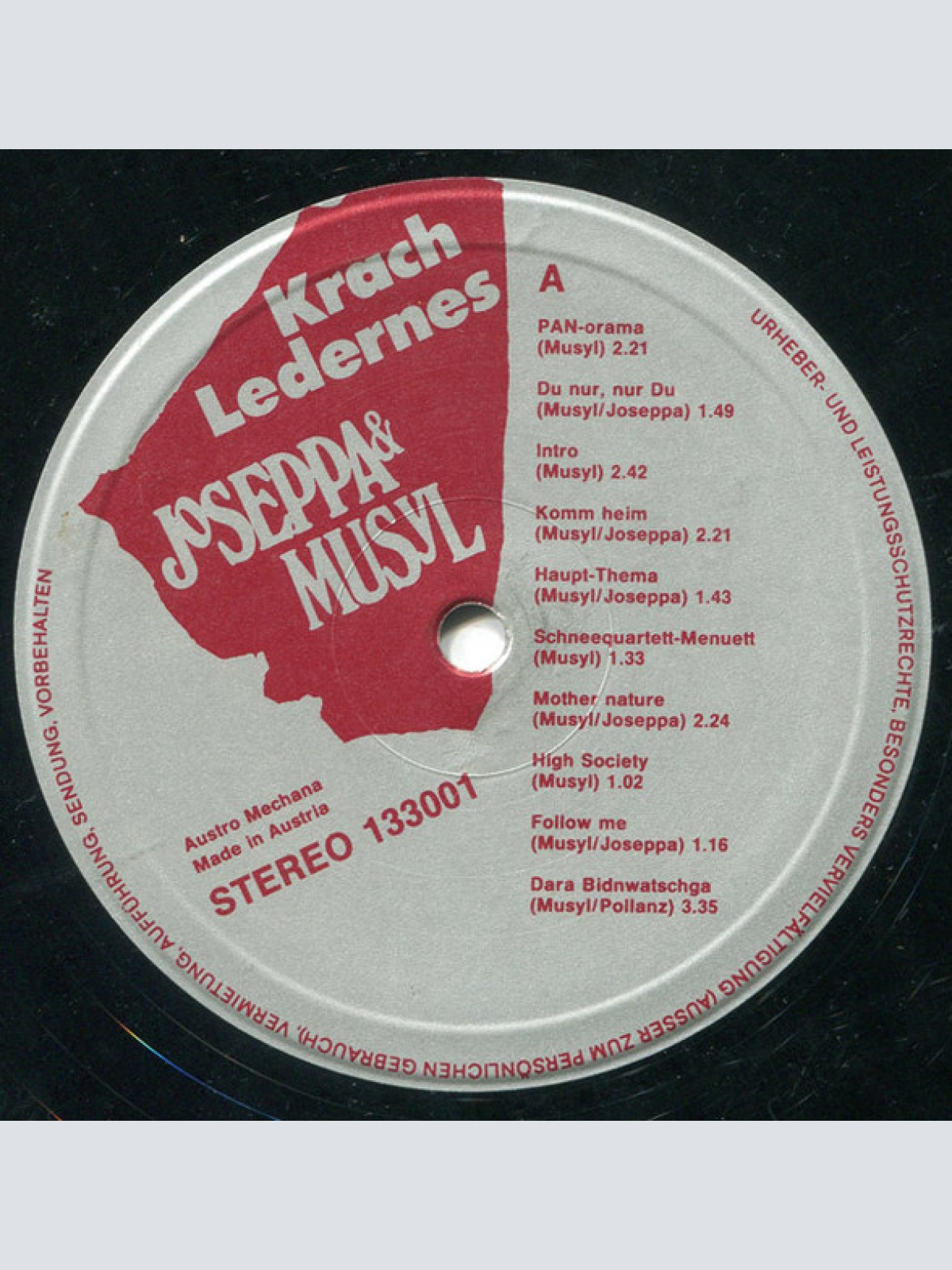 Vinyl / Joseppa & Musyl* - Krach Ledernes