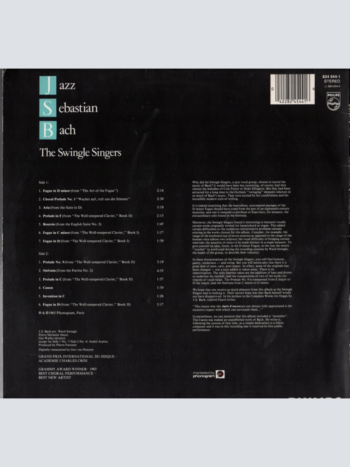 Vinyl / The Swingle Singers* - Jazz Sebastian Bach