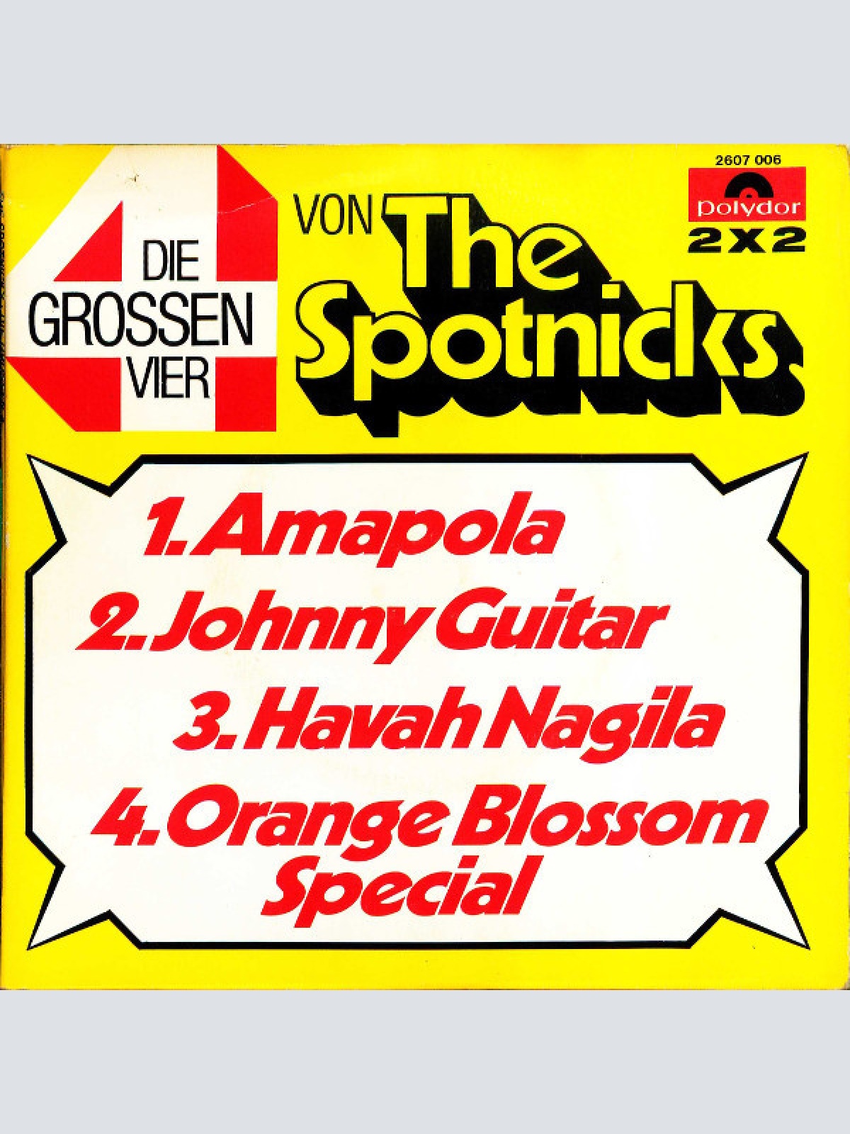 Vinyl / The Spotnicks - Die Grossen Vier Von The Spotnicks