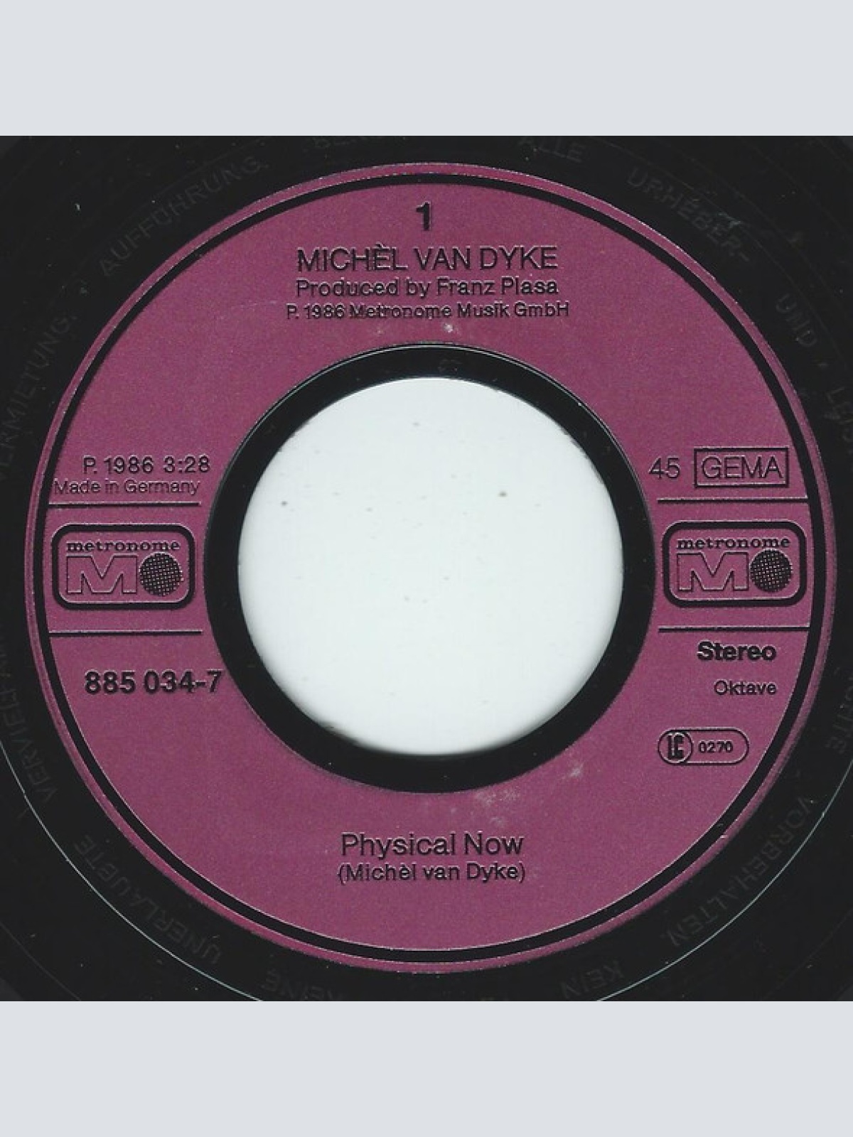 Vinyl / Michèl Van Dyke* - Physical Now