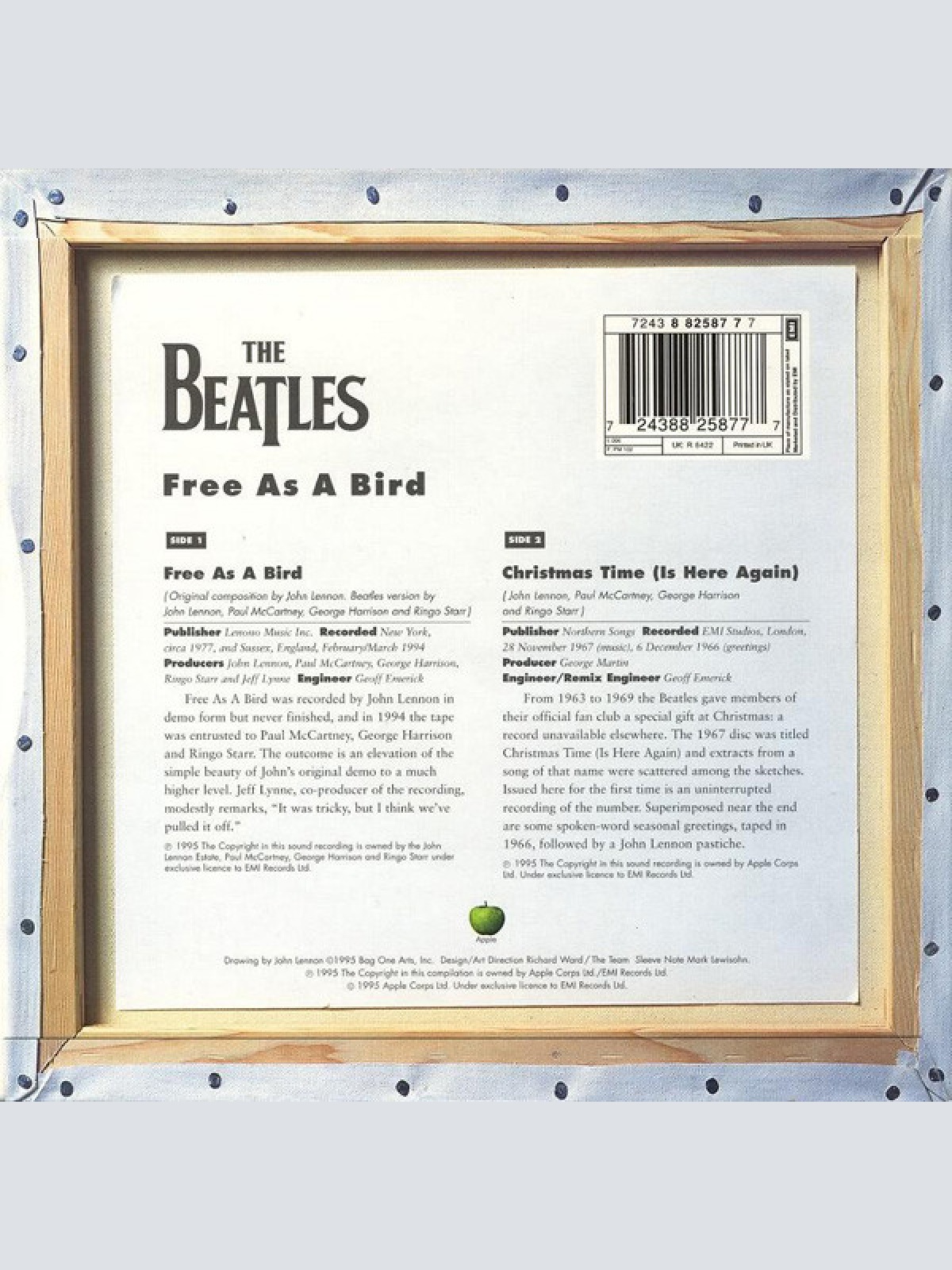 Vinyl / The Beatles - Free As A Bird