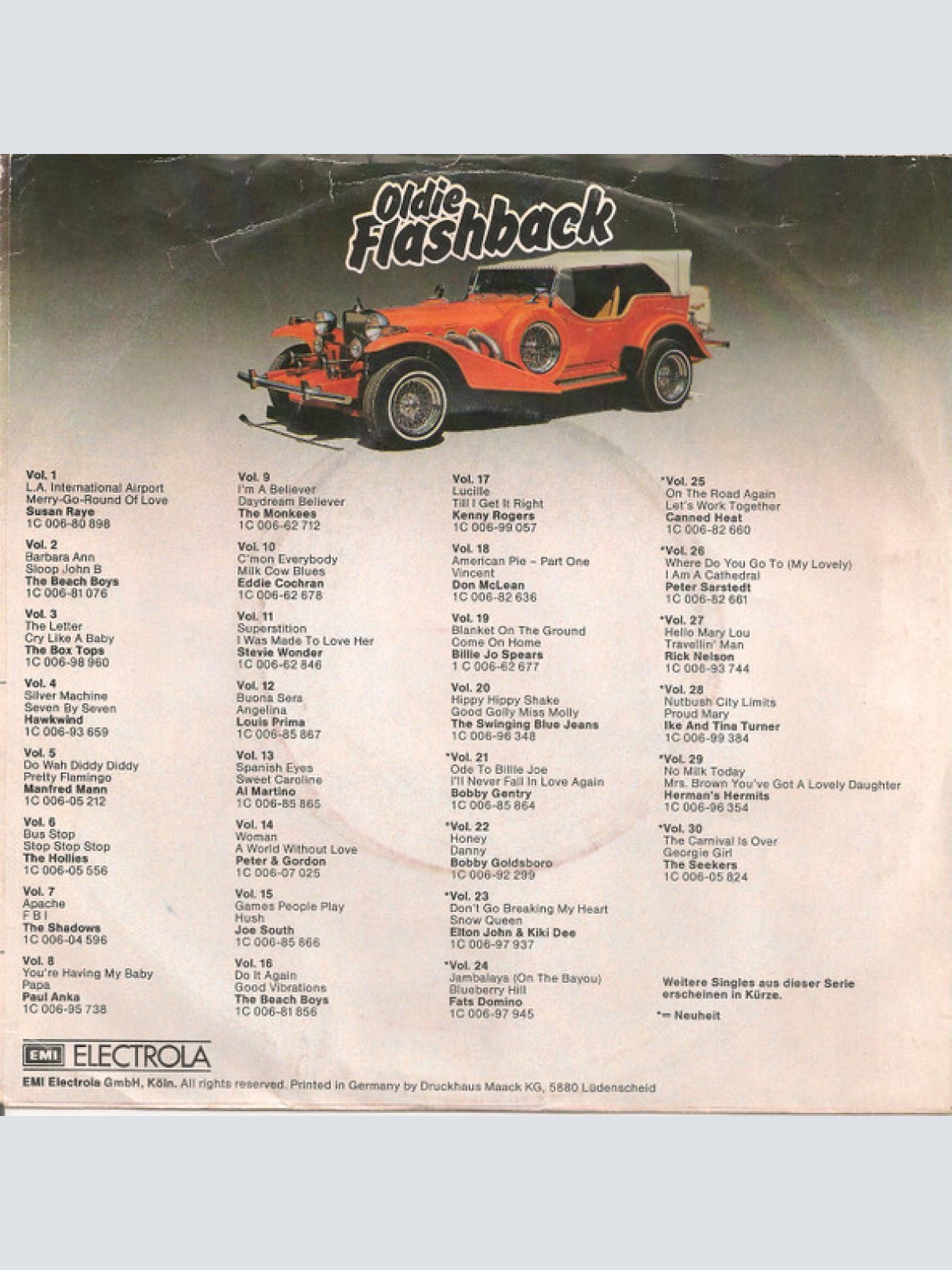 Vinyl / Peter Sarstedt - Where Do You Go To (My Lovely) / I Am A Cathedral