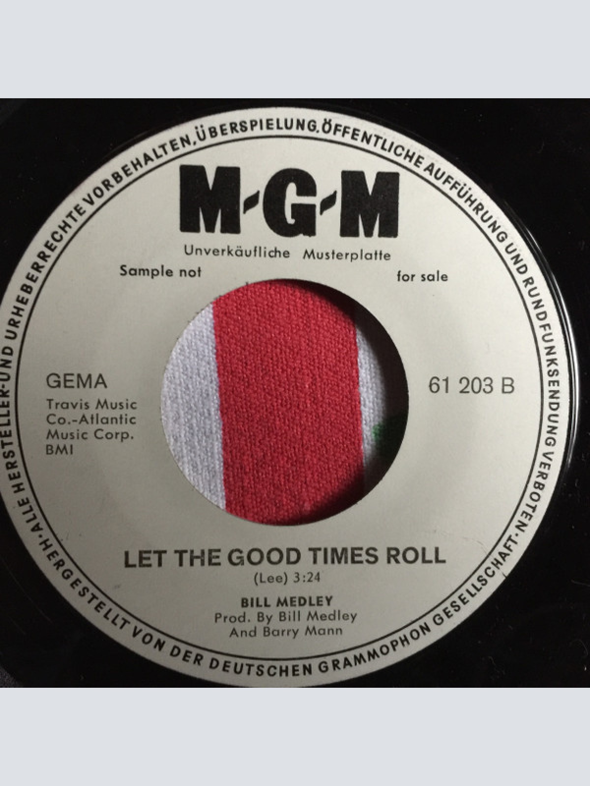Vinyl / Bill Medley - Brown Eyed Woman / Let The Good Times Roll