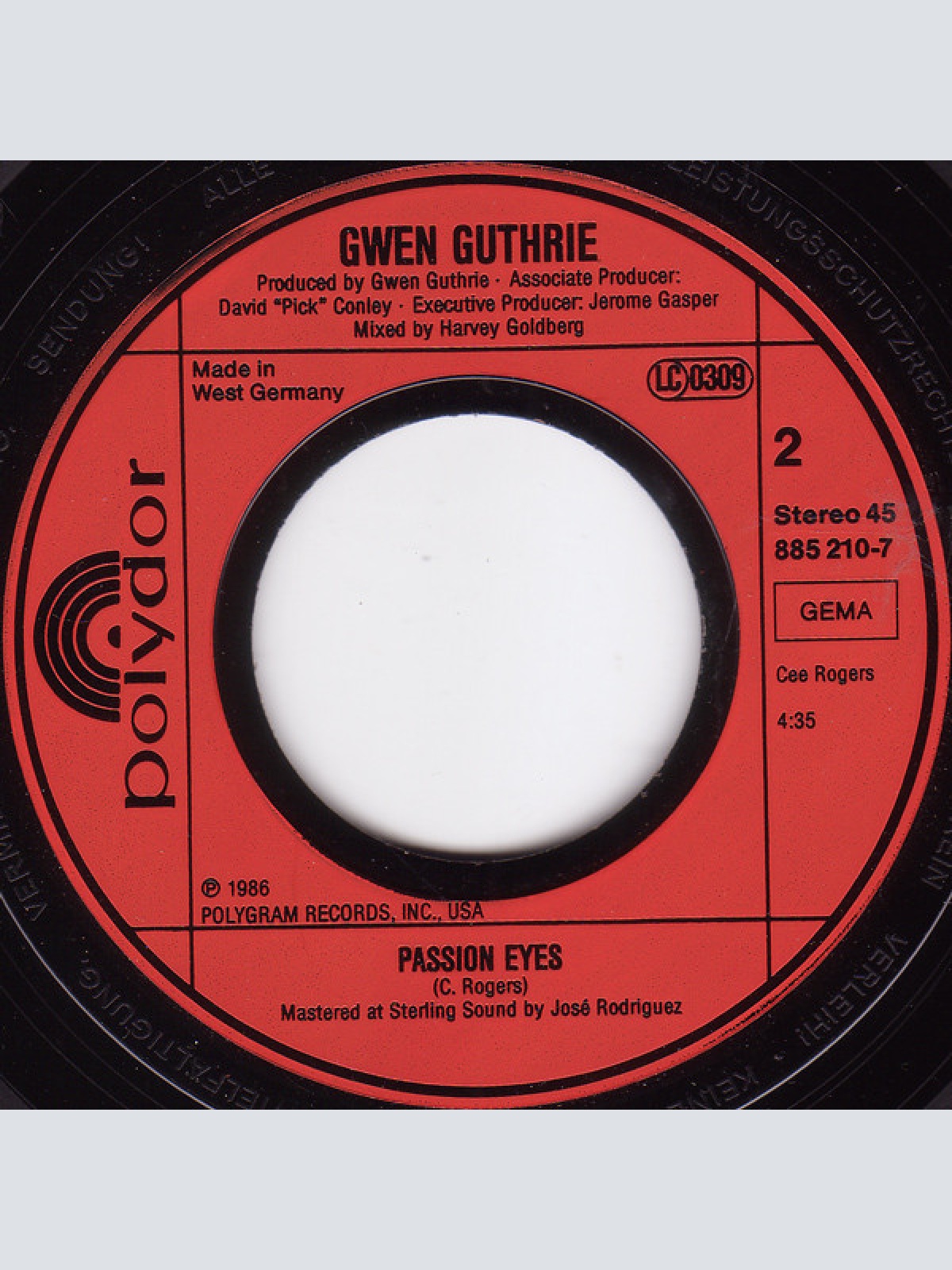 Vinyl / Gwen Guthrie - Ain't Nothin' Goin' On But The Rent