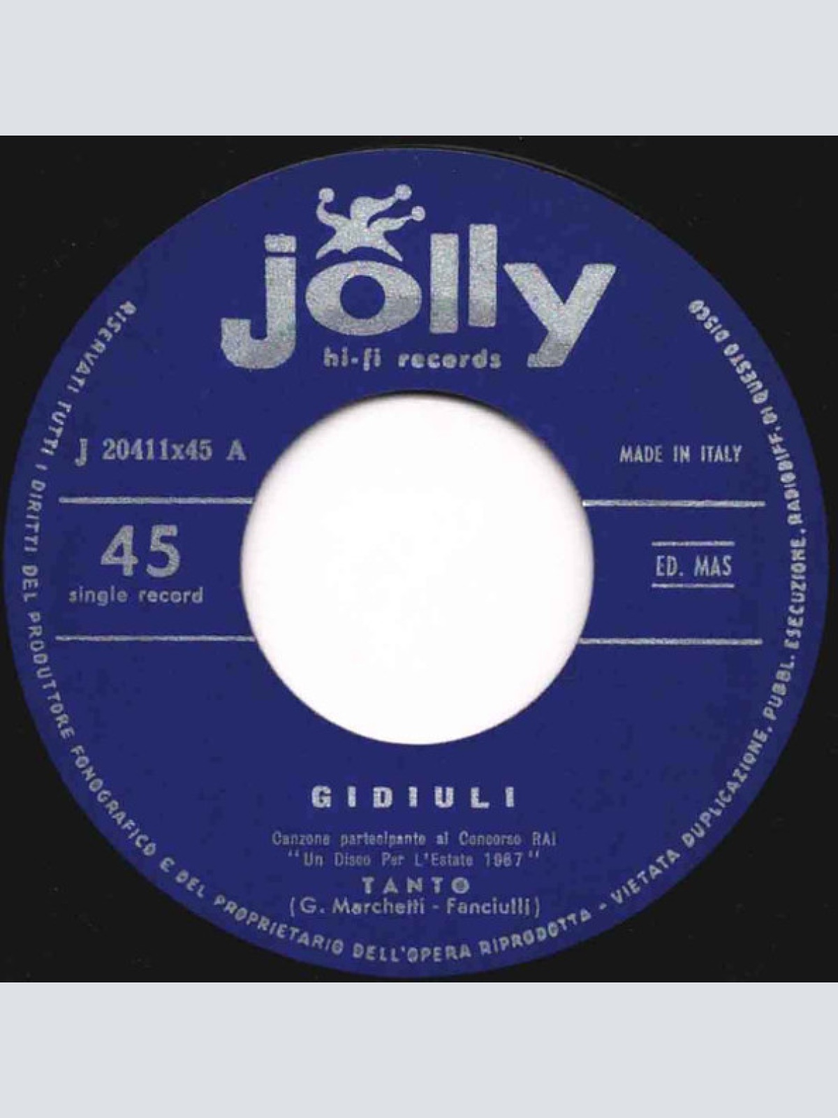 Vinyl / Gidiuli - Tanto