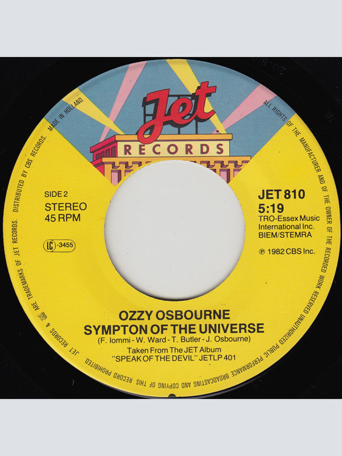 Vinyl / Ozzy Osbourne - Paranoid