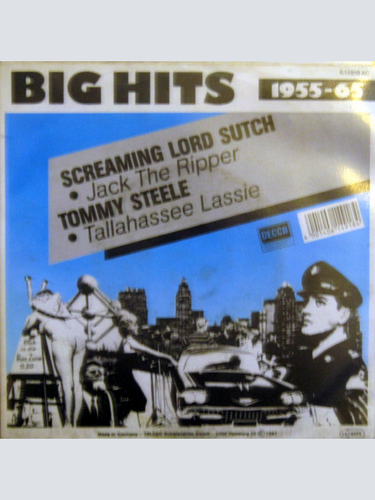 Vinyl / Screaming Lord Sutch / Tommy Steele - Jack The Ripper / Tallahassee Lassie
