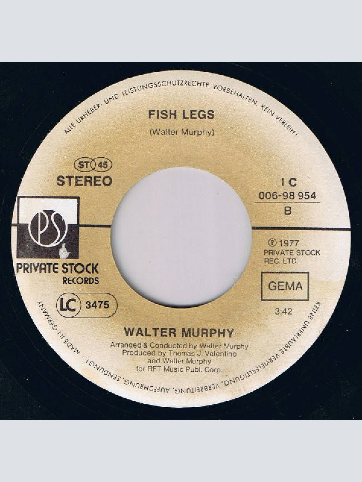 Vinyl / Walter Murphy - Rhapsody In Blue