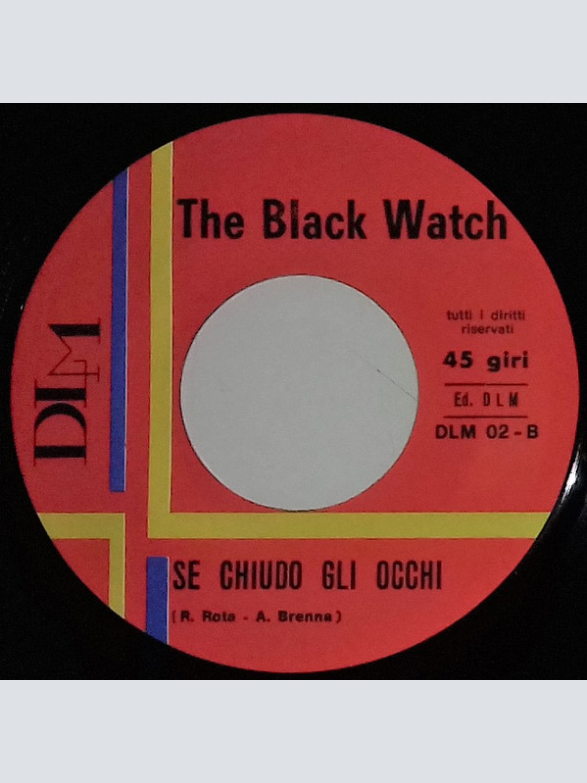 Vinyl / The Black Watch (3) - Ti Ci Voleva Tanto / Se Chiudo Gli Occhi