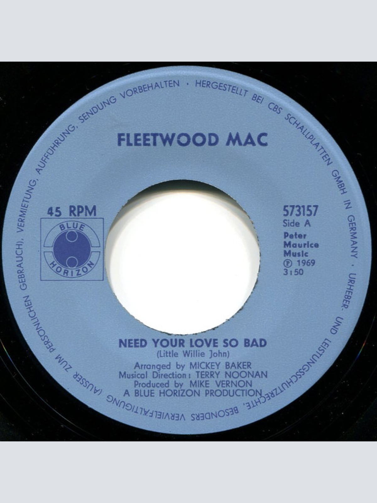 Vinyl / Fleetwood Mac - Need Your Love So Bad / No Place To Go