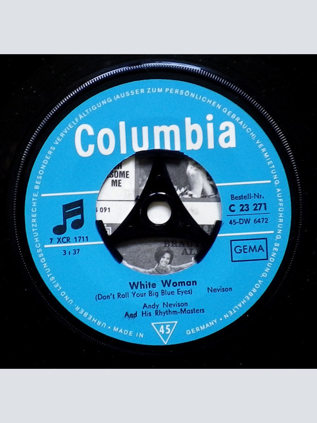 Vinyl / Andy Nevison And His Rhythm-Masters* - White Woman (Don't Roll Your Big Blue Eyes)