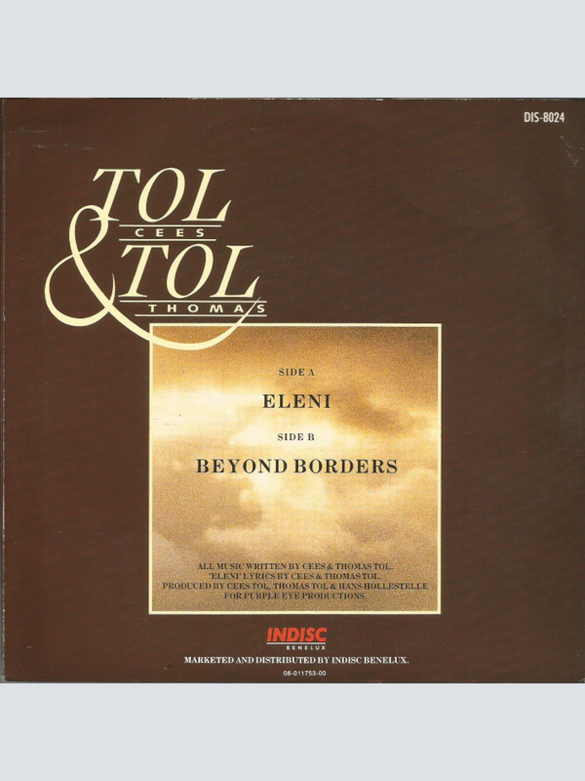 Vinyl / Cees Tol & Thomas Tol* - Eleni