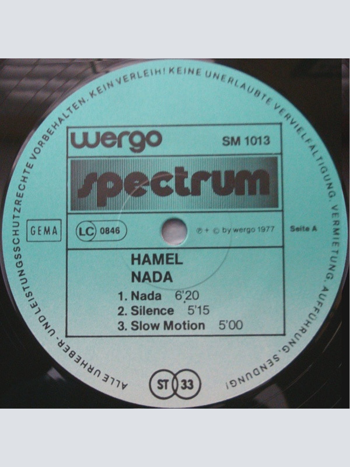 Vinyl / Peter Michael Hamel - Nada