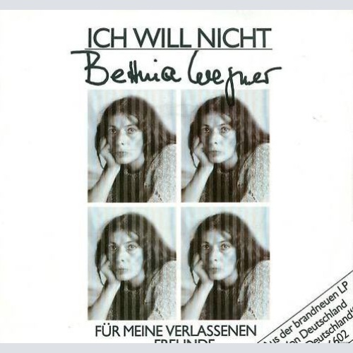 Vinyl / Bettina Wegner - Ich Will Nicht