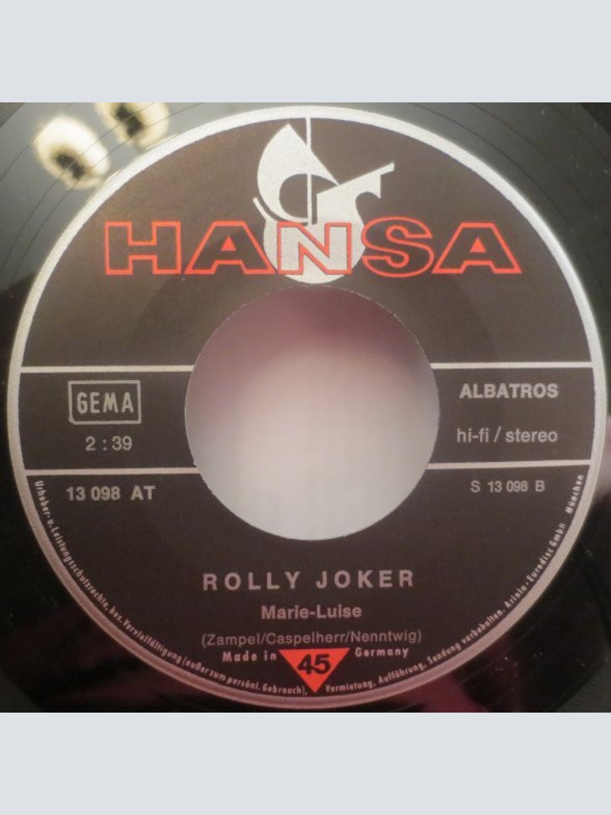 Vinyl / Rolly Joker - Der Mensch Ist Ein Gewohnheitstier / Marie-Luise