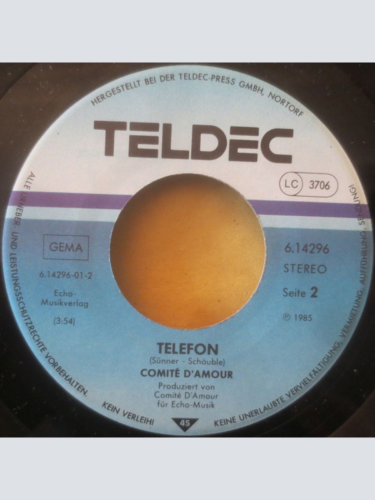 Vinyl / Comité D'Amour - Rote Sterne