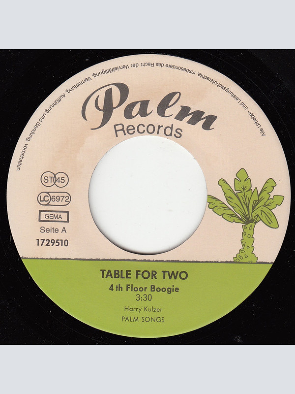 Vinyl / Table For Two - 4th Floor Boogie