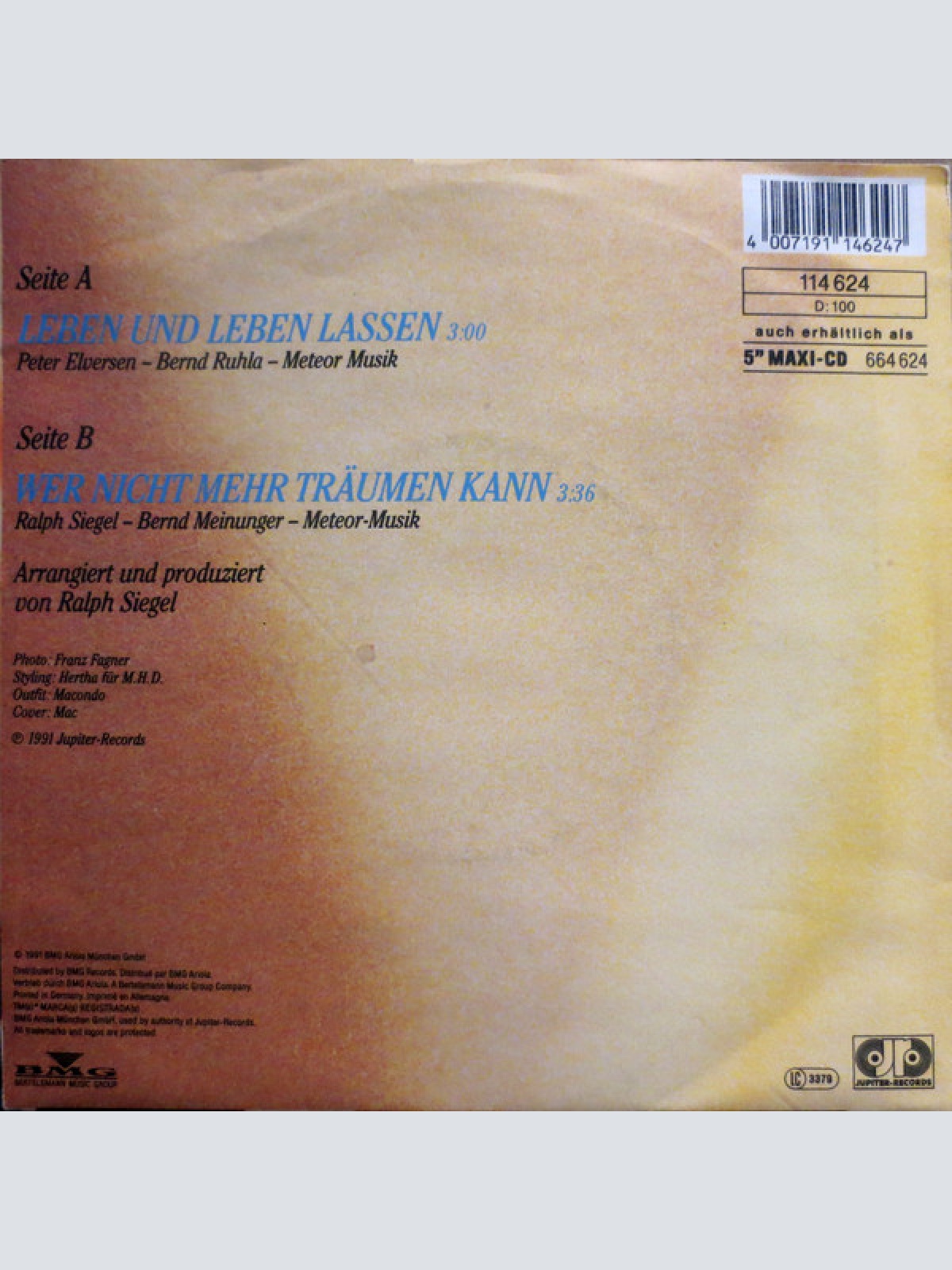 Vinyl / Kati Karney - Leben Und Leben Lassen