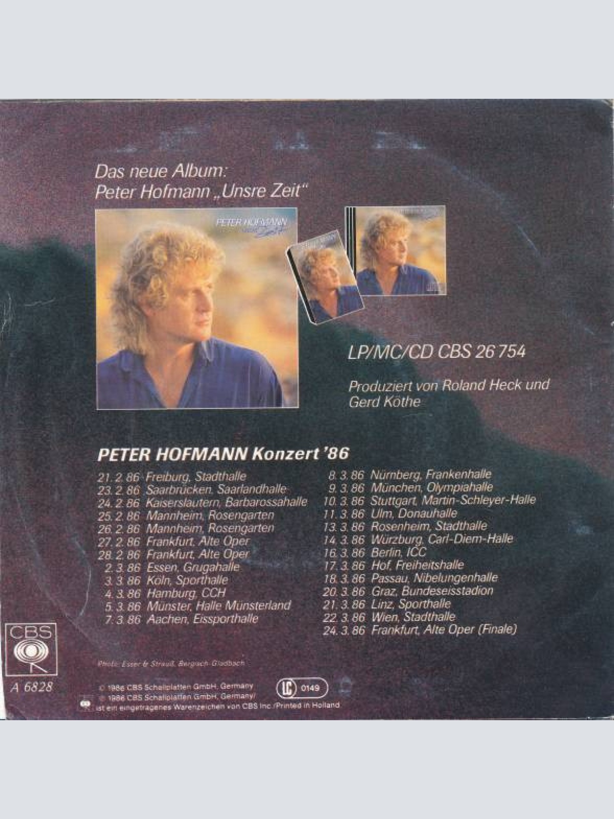 Vinyl / Peter Hofmann - Liebe Pur