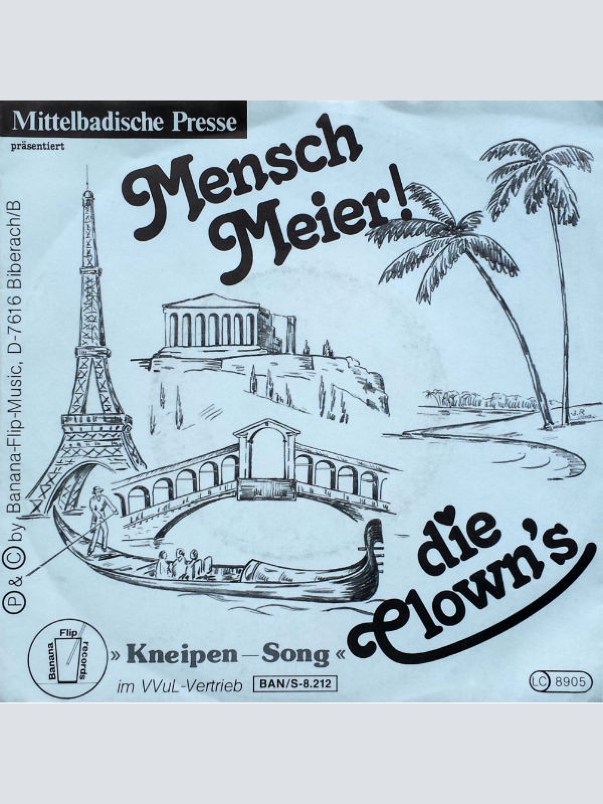 Vinyl / Die Clown's - Mensch Meier!