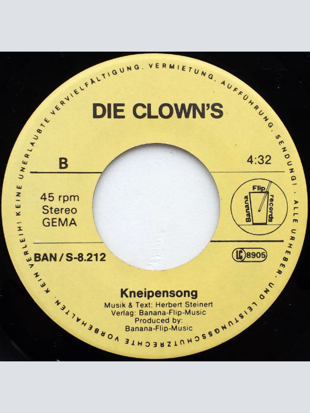 Vinyl / Die Clown's - Mensch Meier!