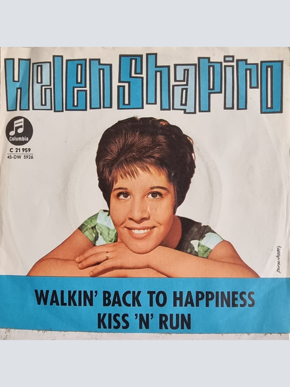 Vinyl / Helen Shapiro - Walkin' Back To Happiness / Kiss 'N' Run