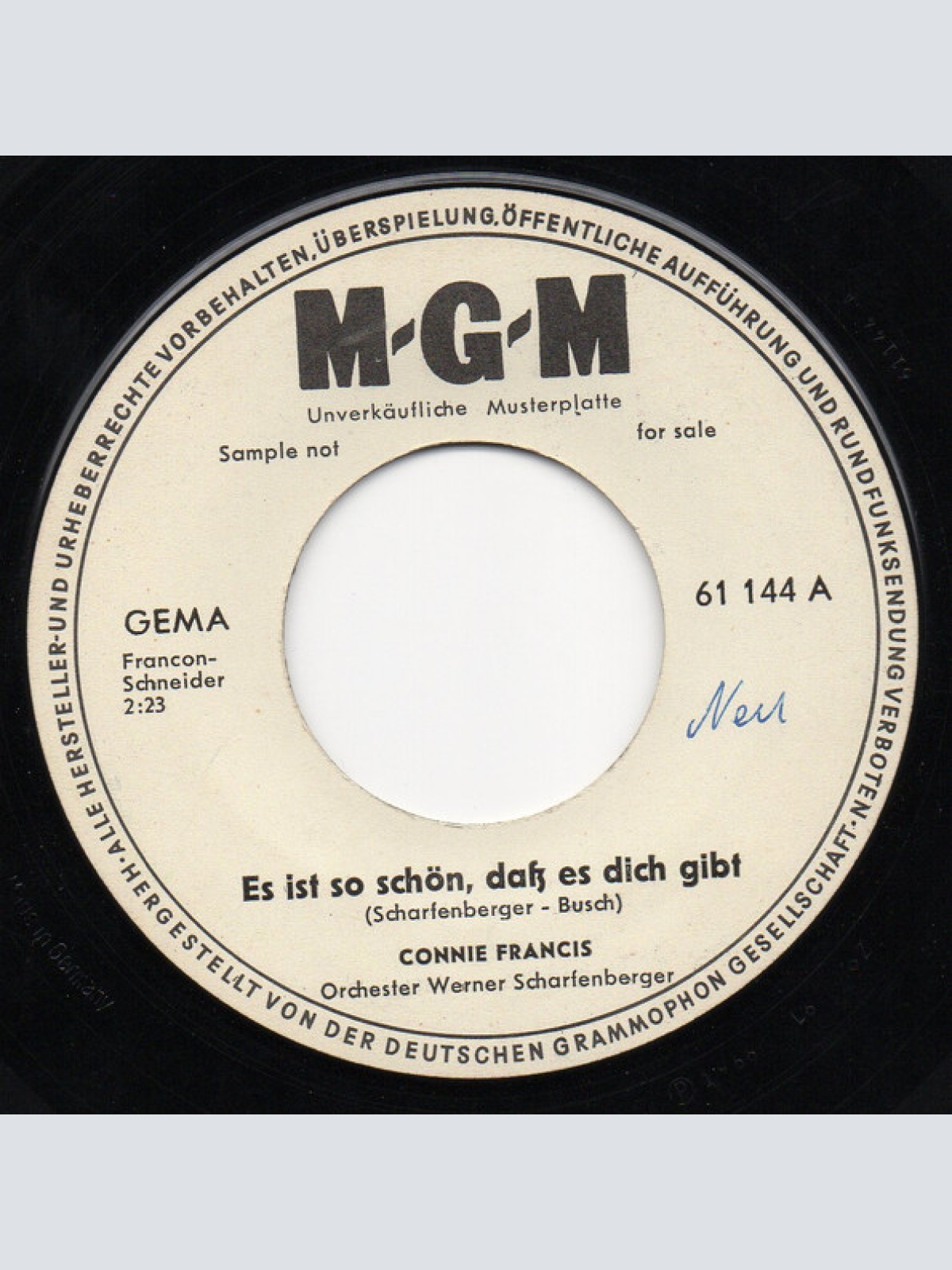 Vinyl / Connie Francis - Es Ist So Schön, Daß Es Dich Gibt