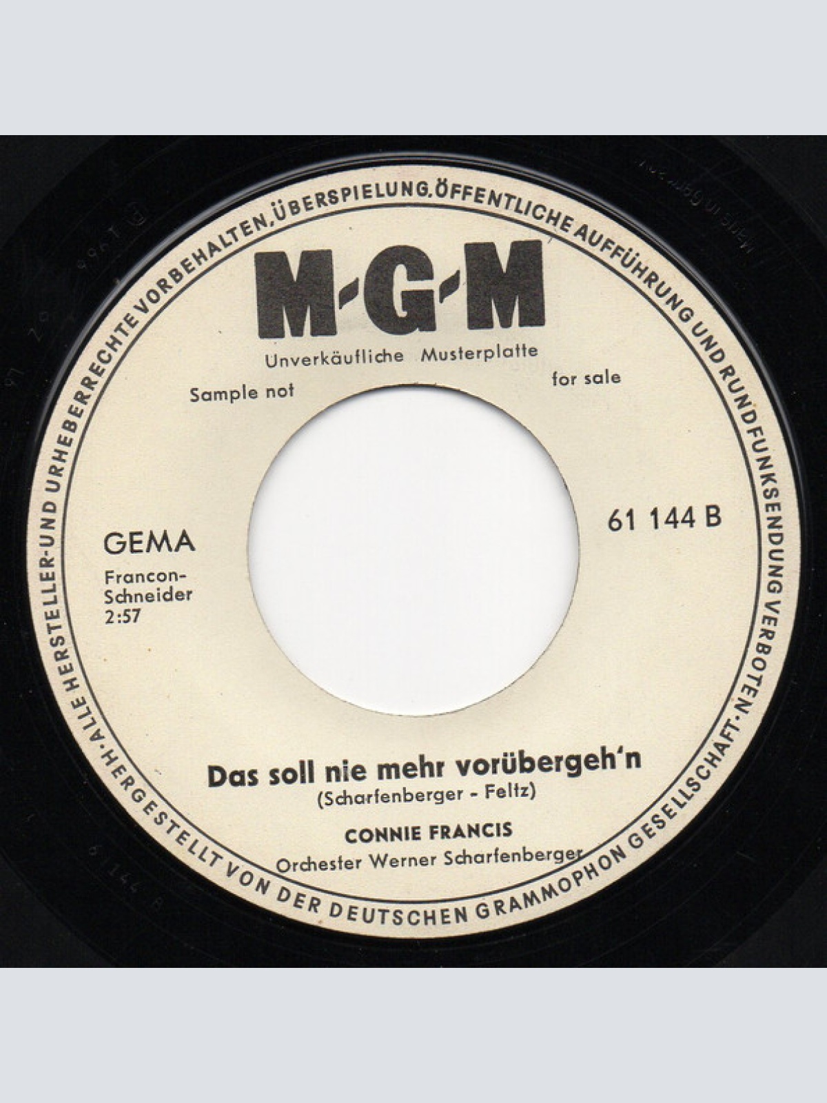 Vinyl / Connie Francis - Es Ist So Schön, Daß Es Dich Gibt