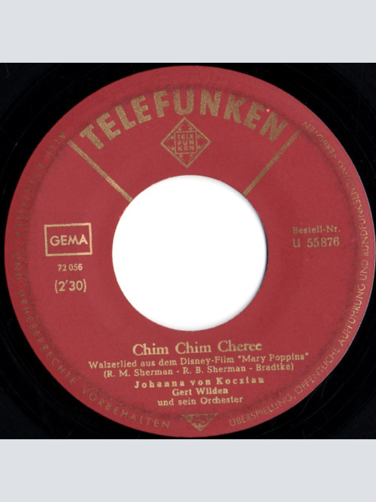Vinyl / Johanna von Koczian - Chim Chim Cheree