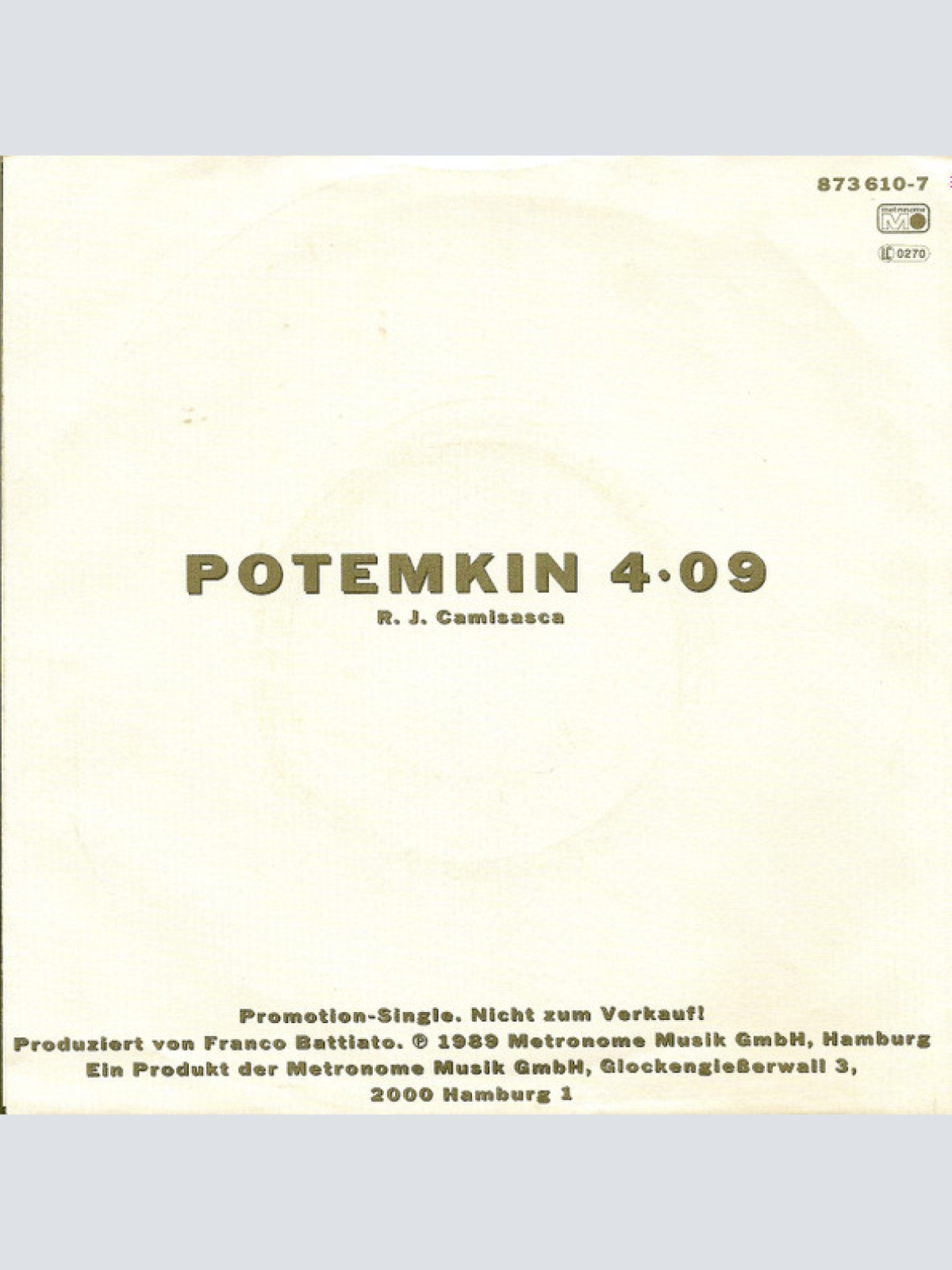 Vinyl / Milva - Potemkin