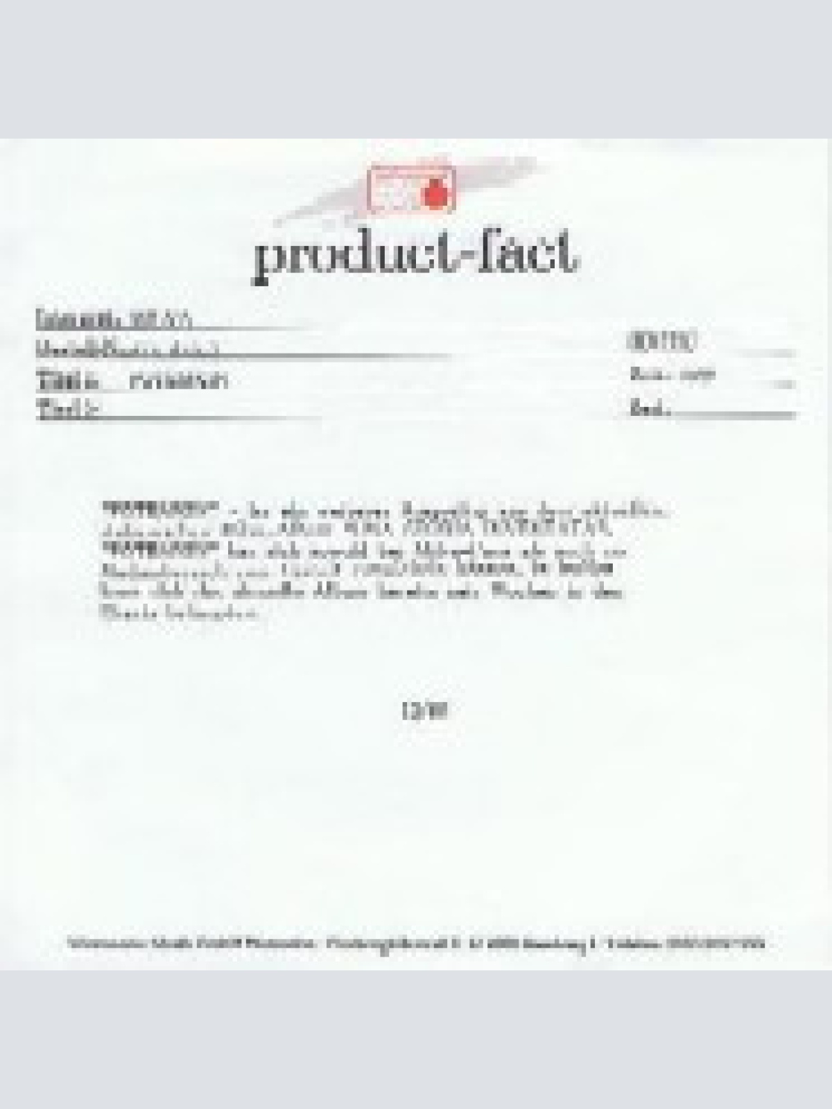 Vinyl / Milva - Potemkin