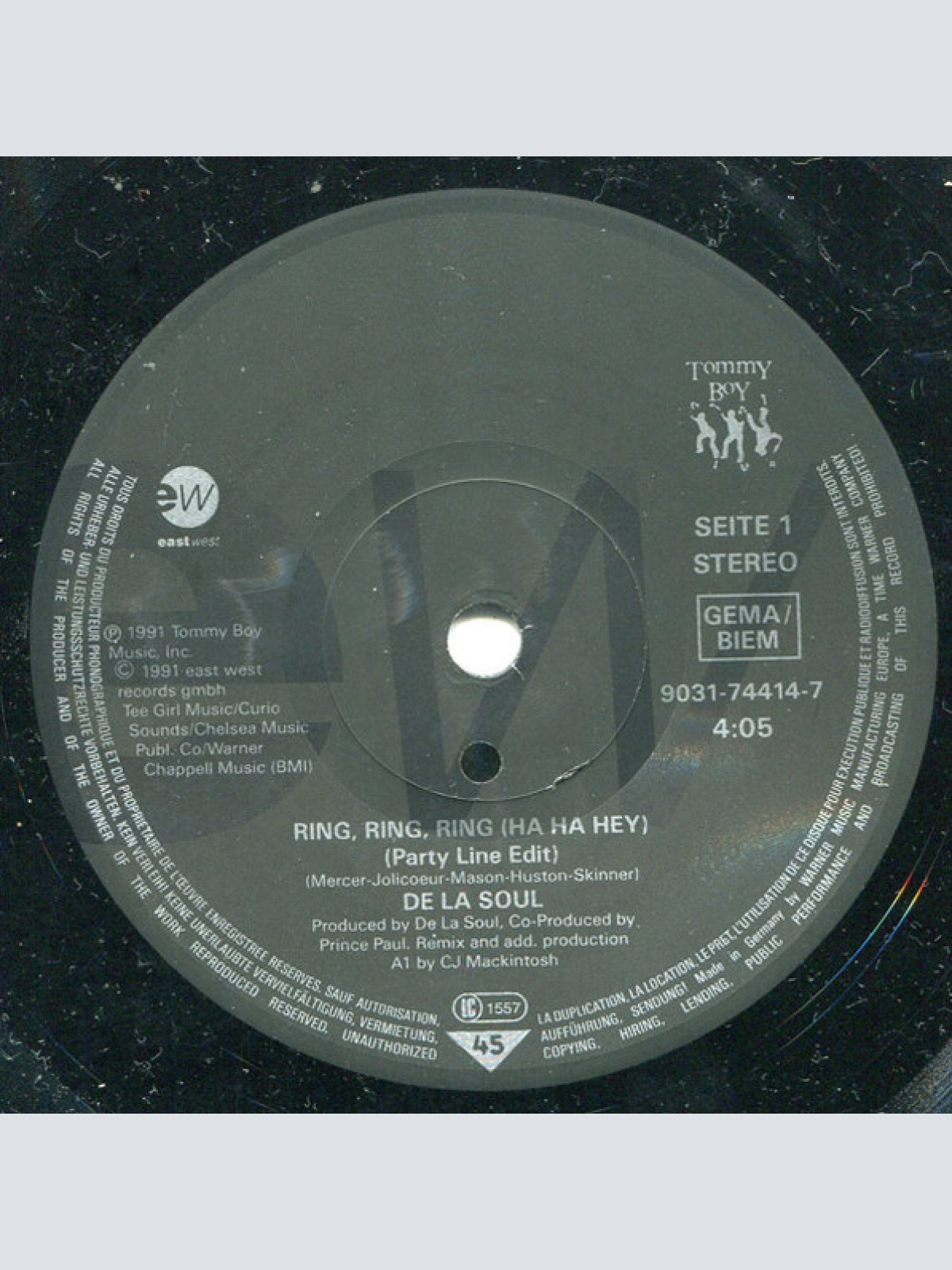 Vinyl / De La Soul - Ring Ring Ring (Ha Ha Hey)