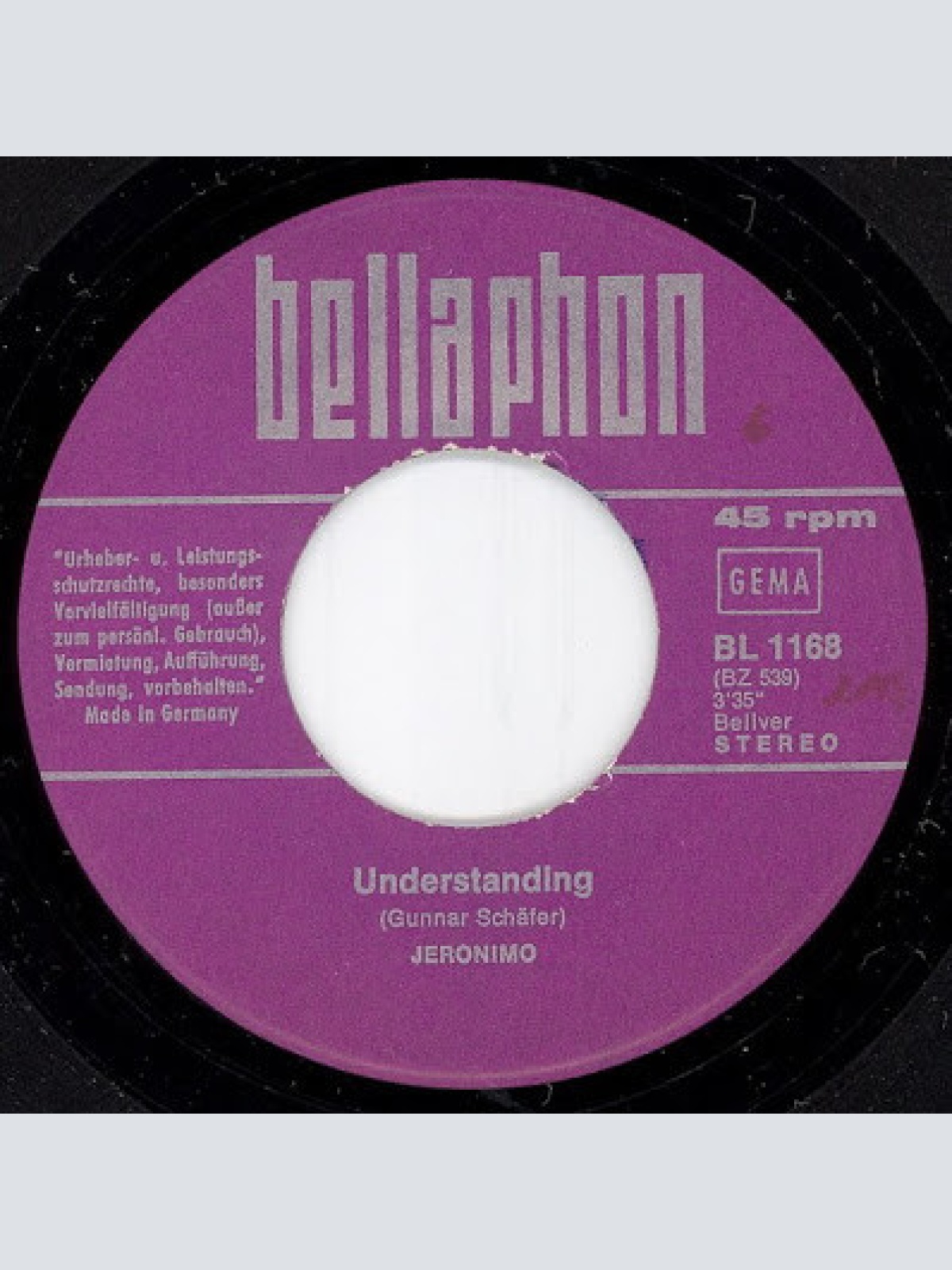 Vinyl / Jeronimo (2) - Understanding / Shades