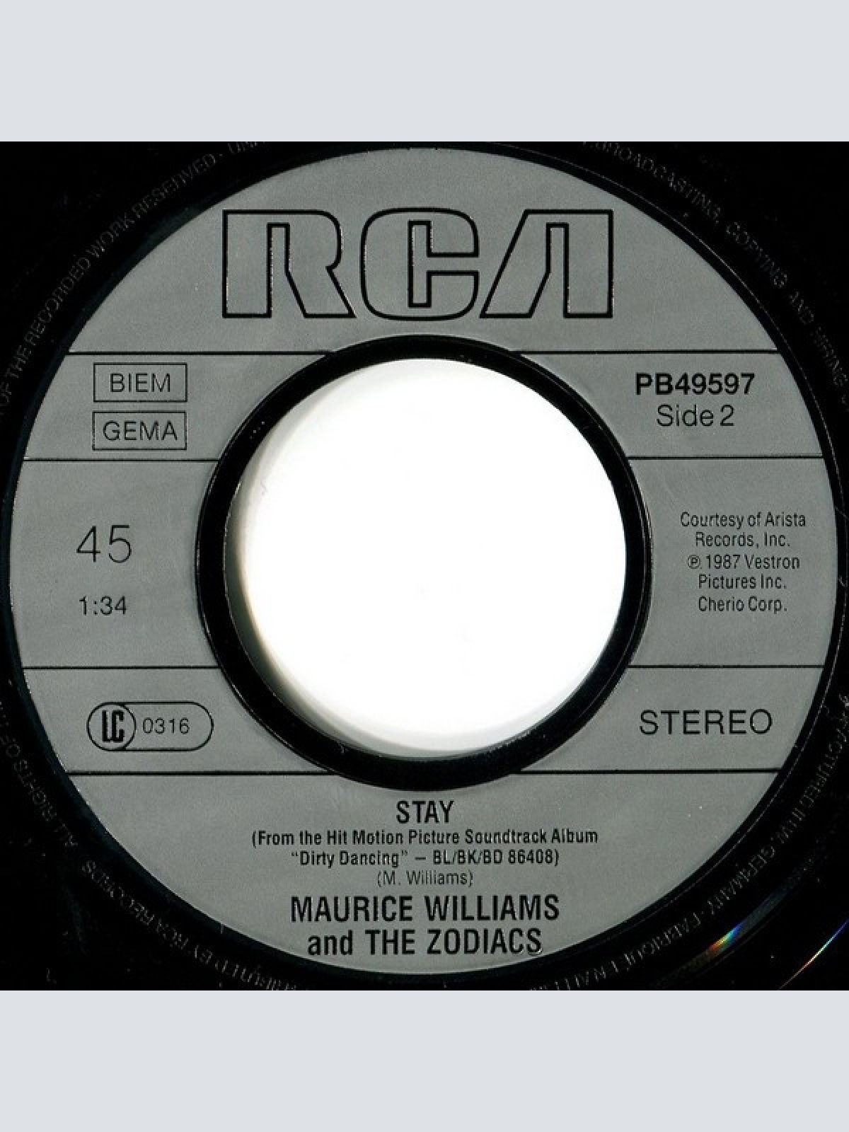 Vinyl / Patrick Swayze Featuring Wendy Fraser - She's Like The Wind