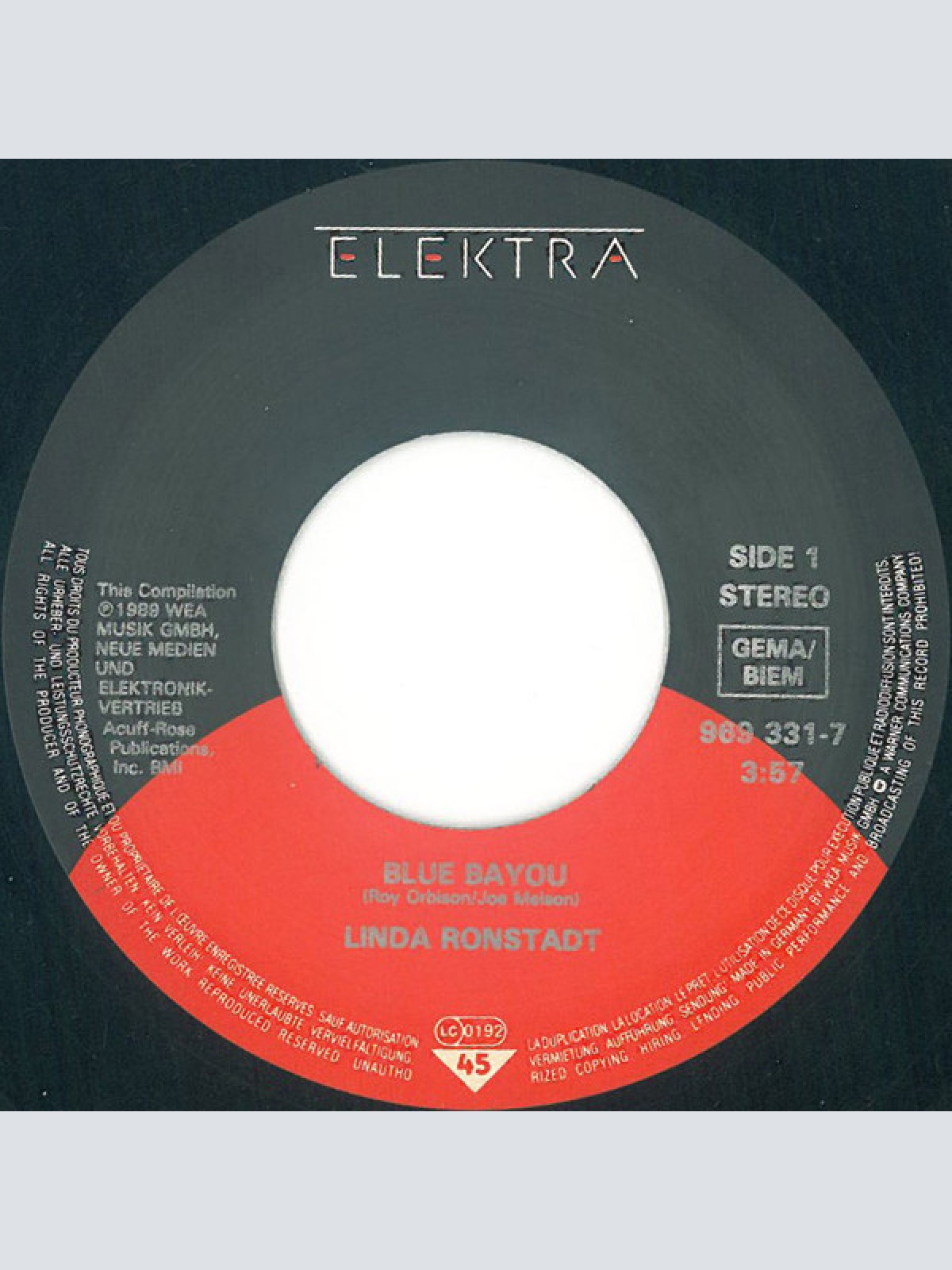 Vinyl / Linda Ronstadt - Blue Bayou / It's So Easy