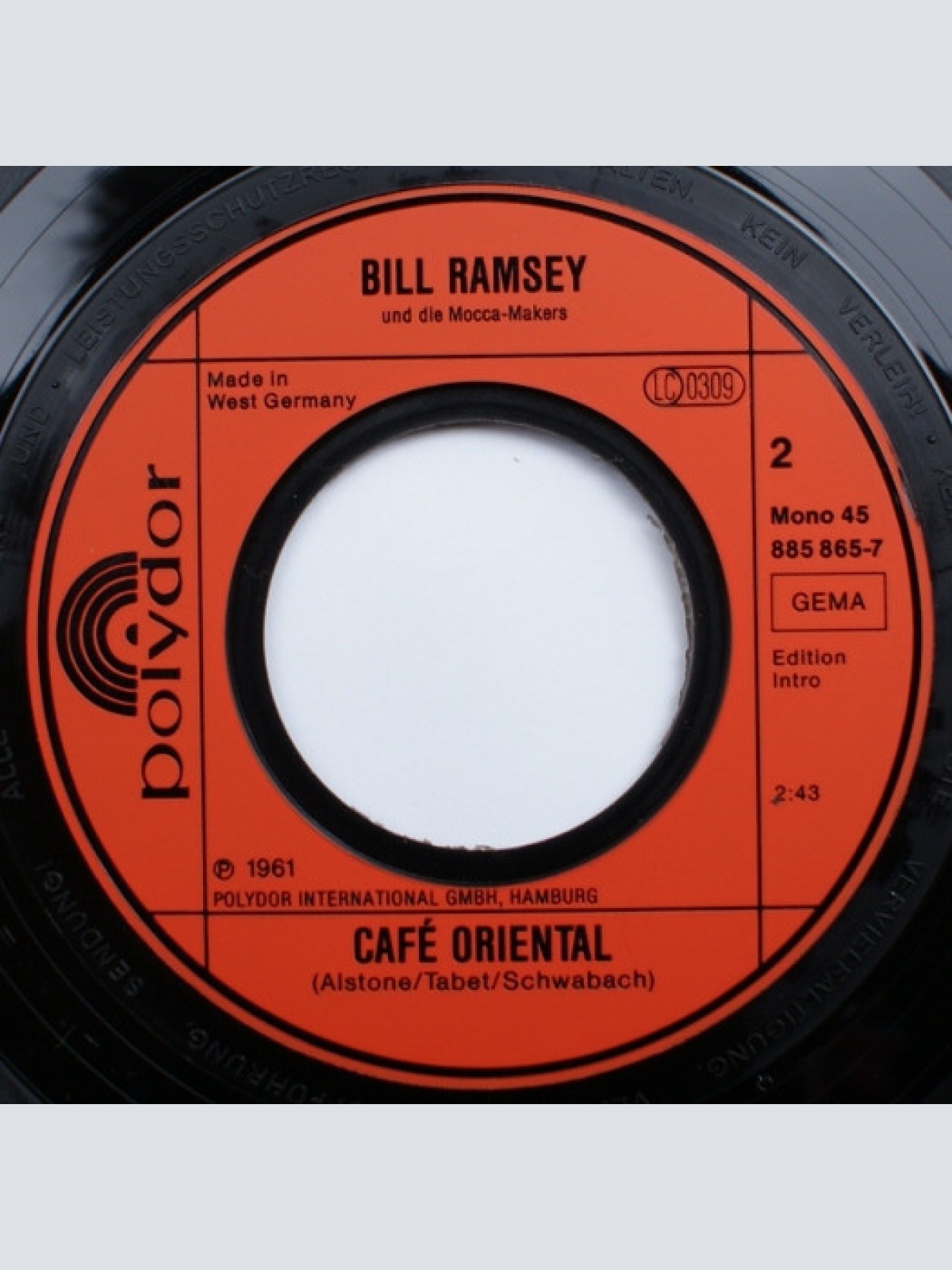Vinyl / Bill Ramsey - Pigalle